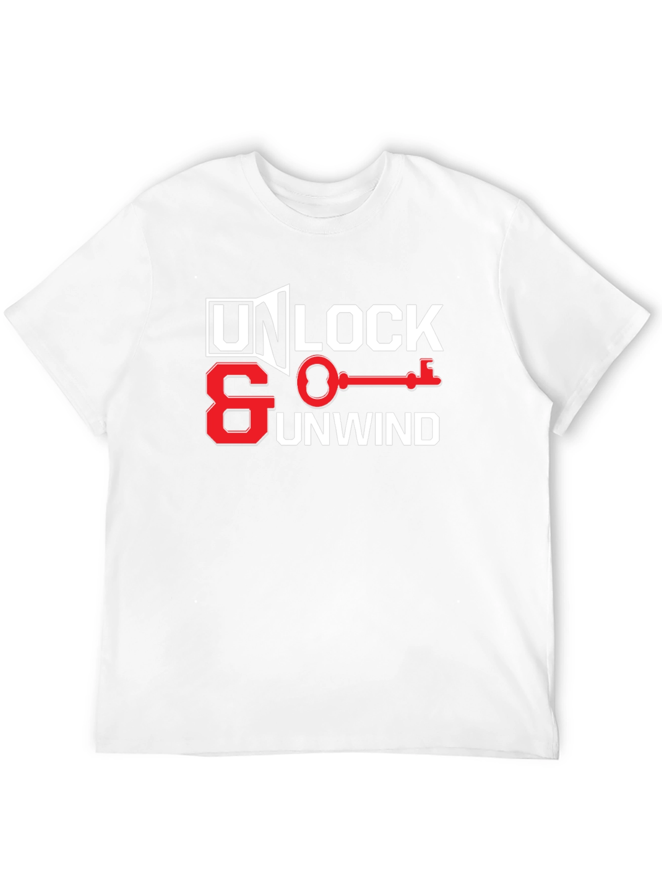 Unlock & Unwind Graphic Tee - Relaxed Style