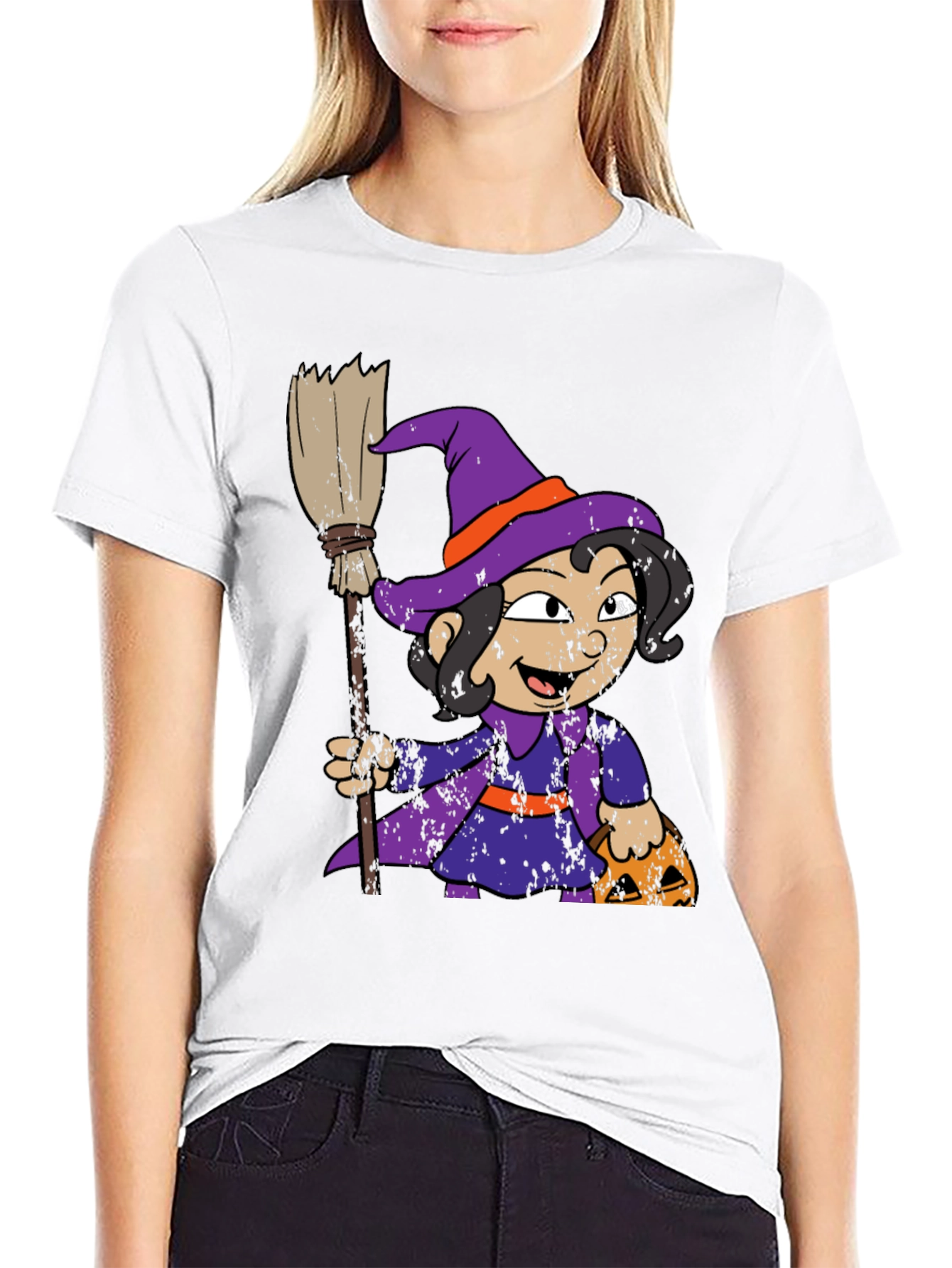 Witch Graphic Tee - Halloween Style!
