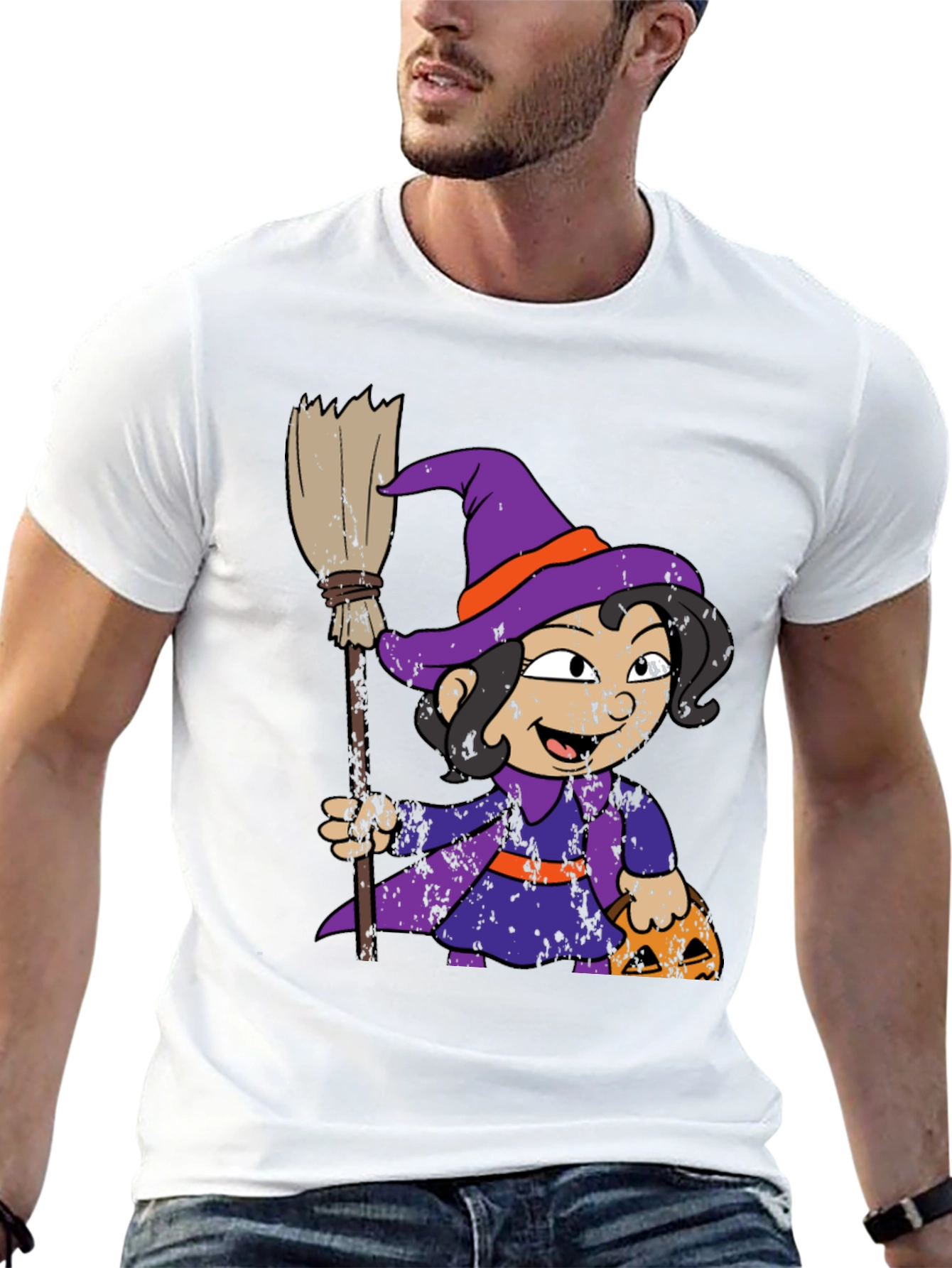 Witch Graphic Tee - Halloween Style!