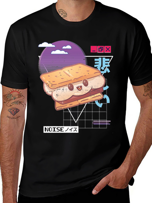Smores Kawaii Graphic Tee - Anime Style