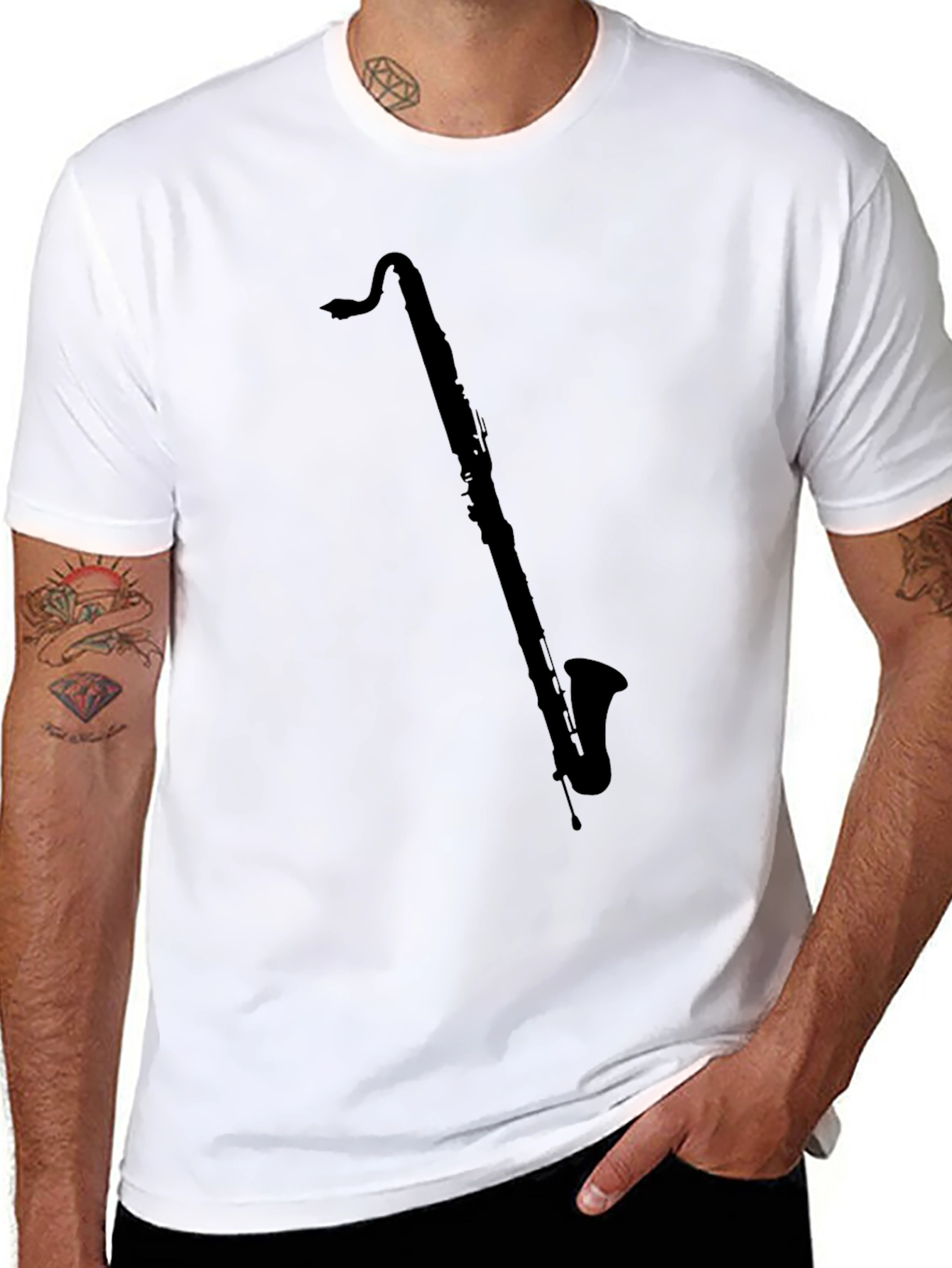 Black Bass Clarinet T-Shirt