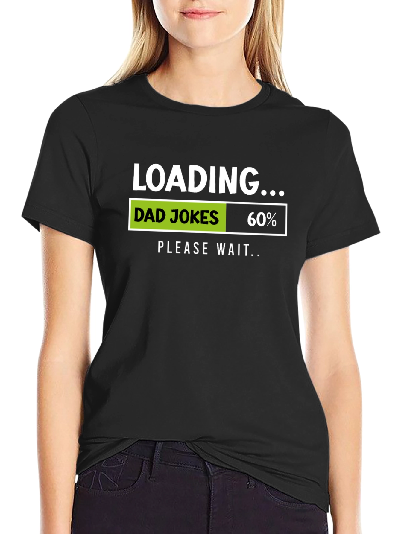 Dad Jokes Loading Funny Graphic T-Shirt