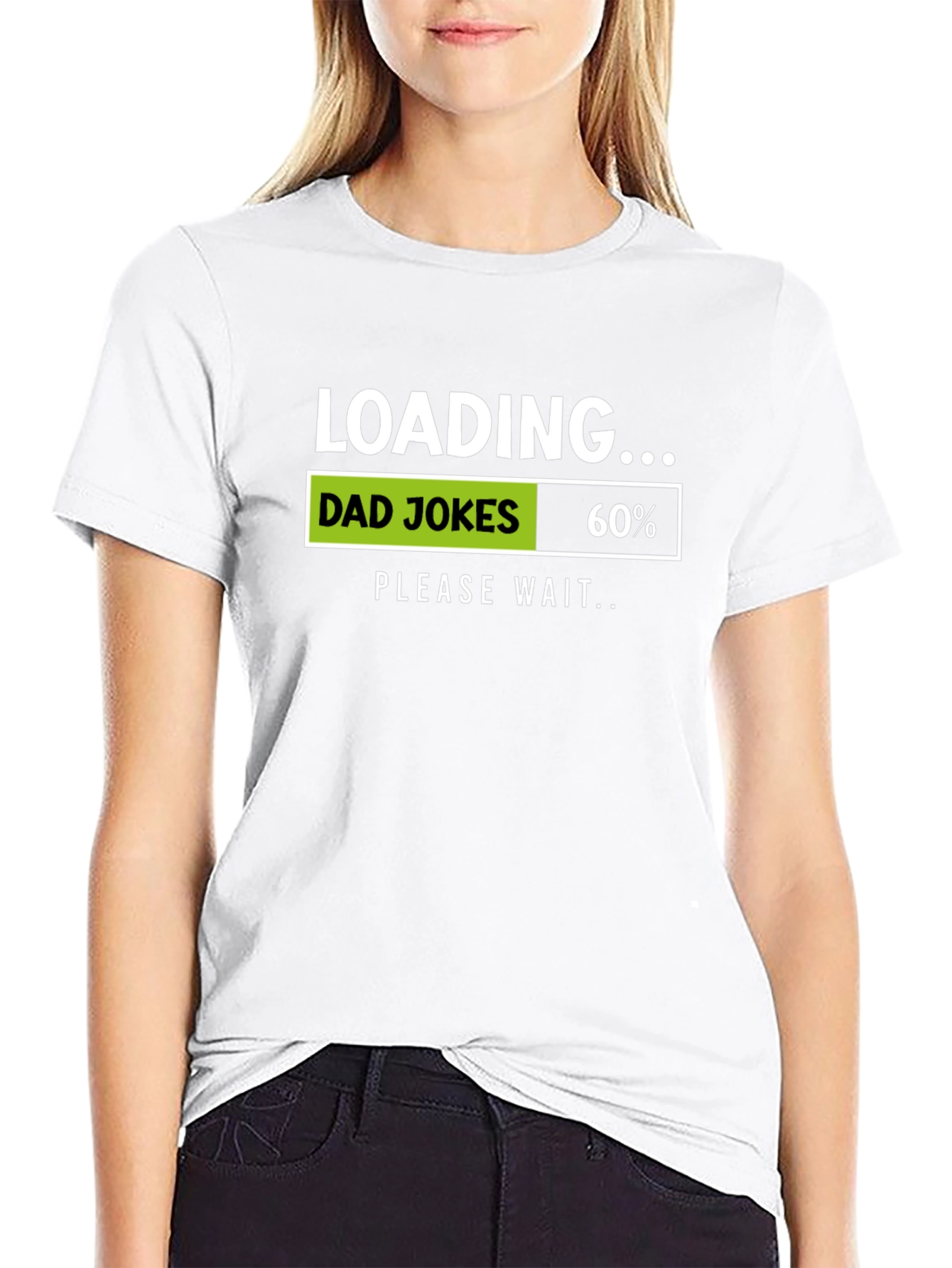 Dad Jokes Loading Funny Graphic T-Shirt