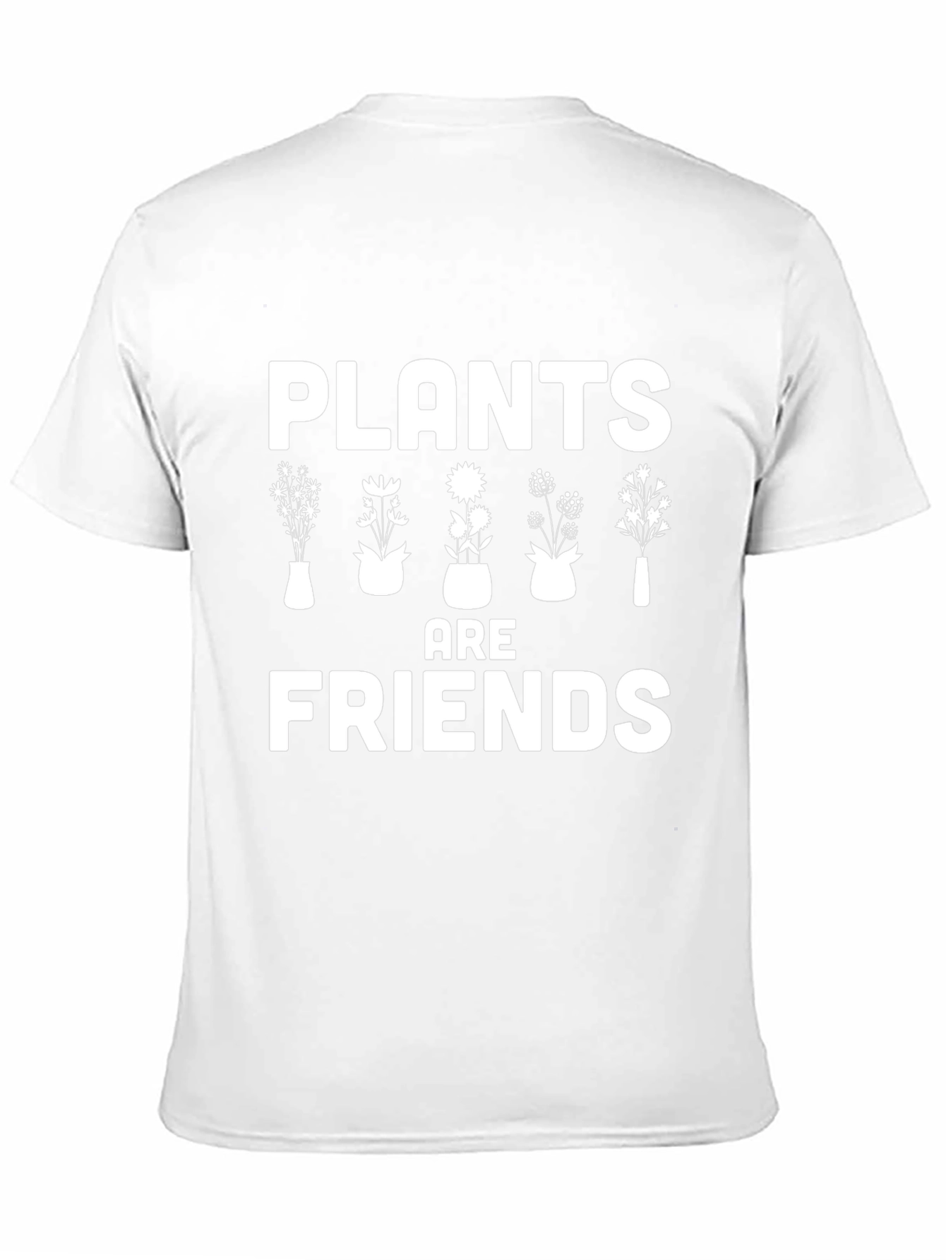 Plants are Friends Graphic Tee - Black