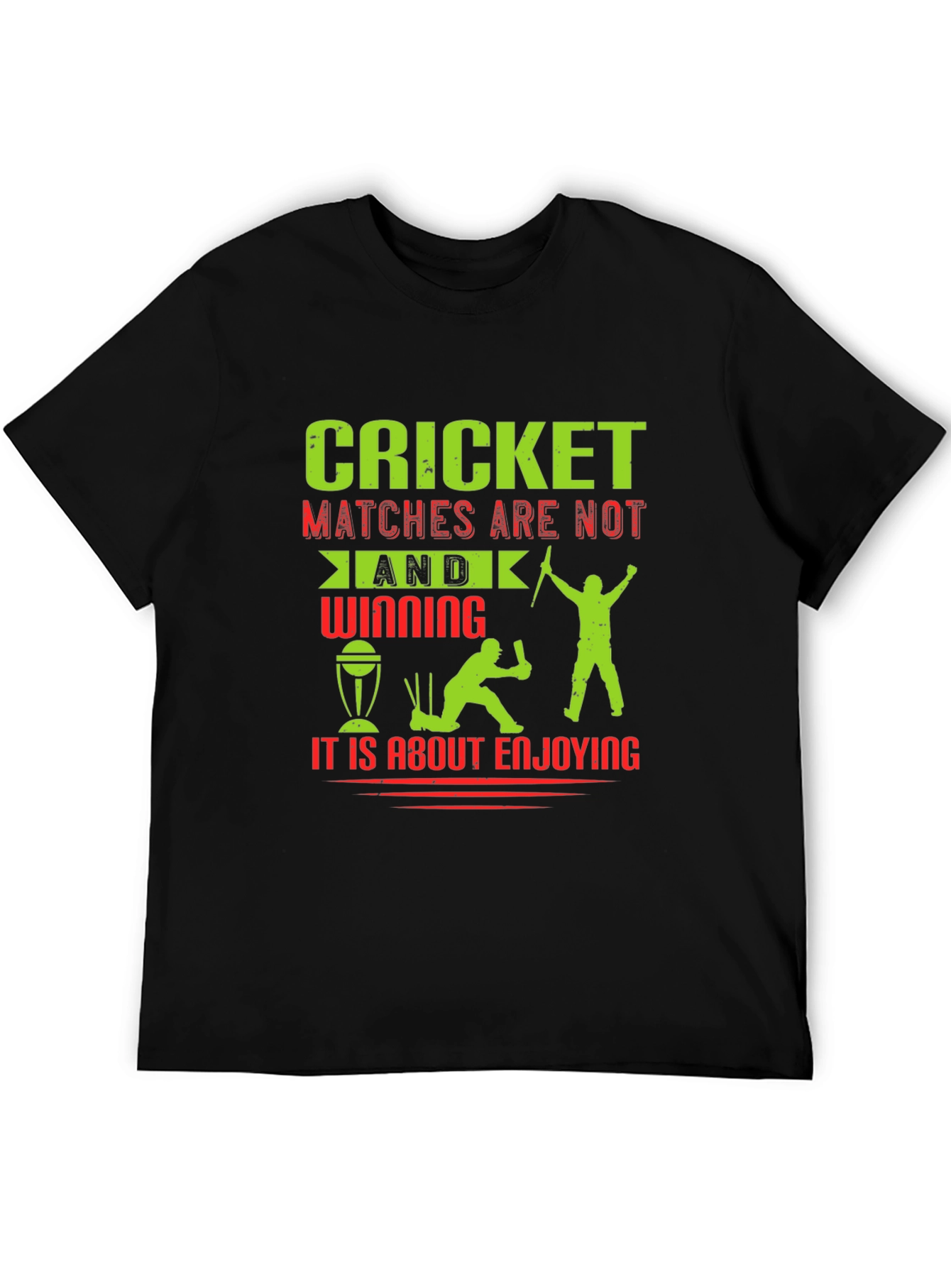 Cricket Matches Enjoying T-Shirt