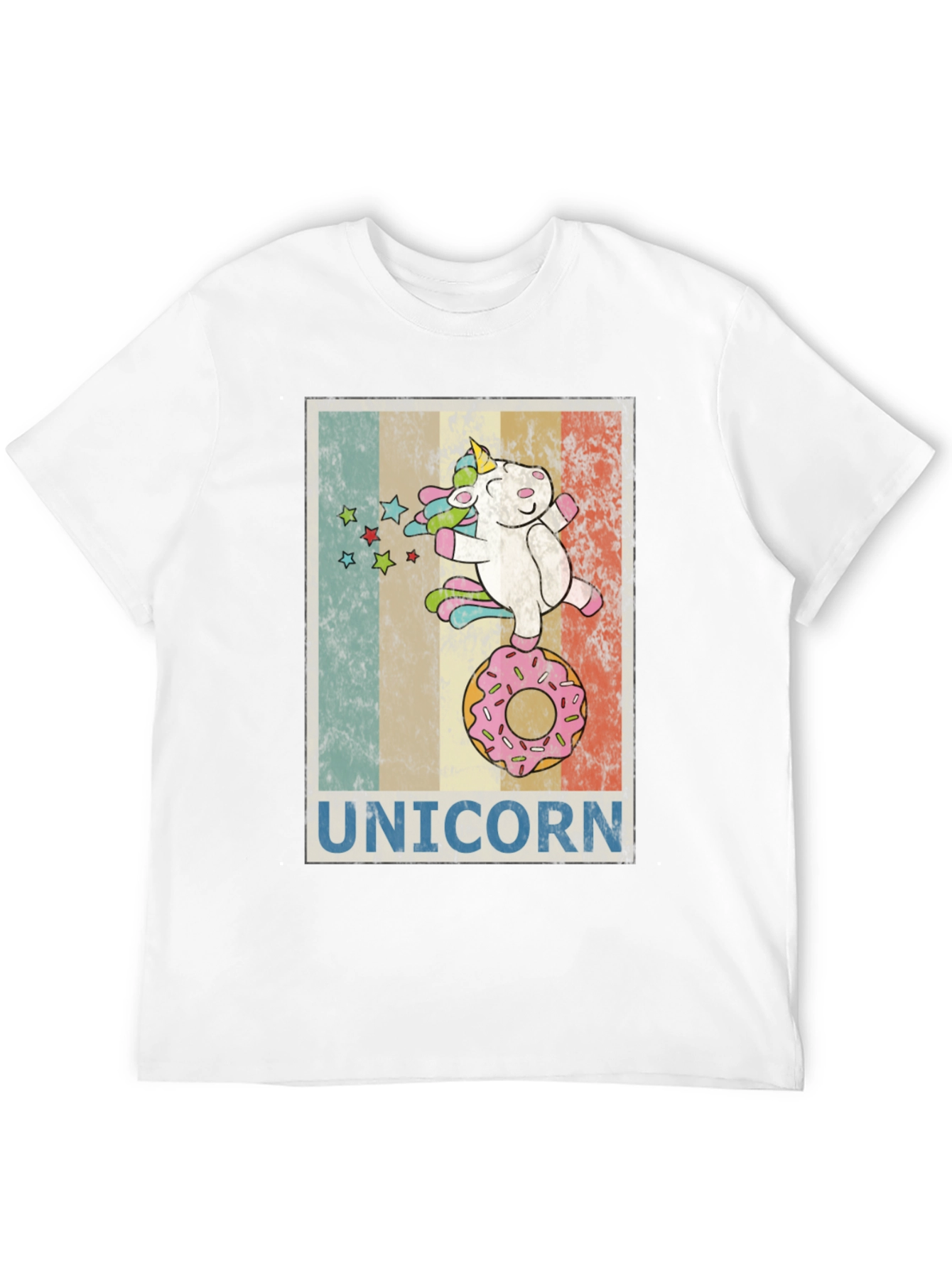 Unicorn on Donut Graphic Tee