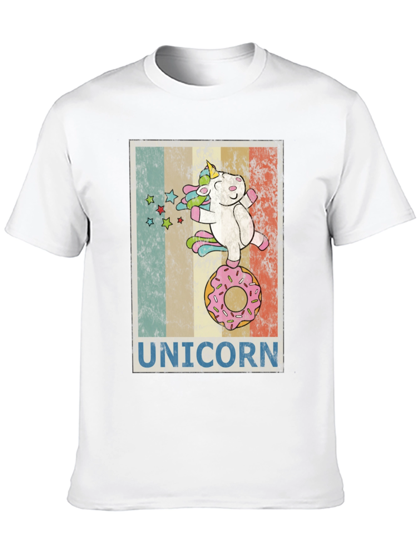 Unicorn on Donut Graphic Tee