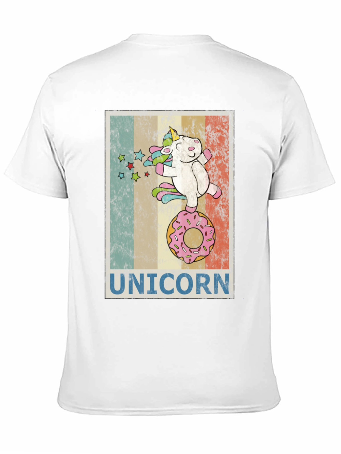 Unicorn on Donut Graphic Tee