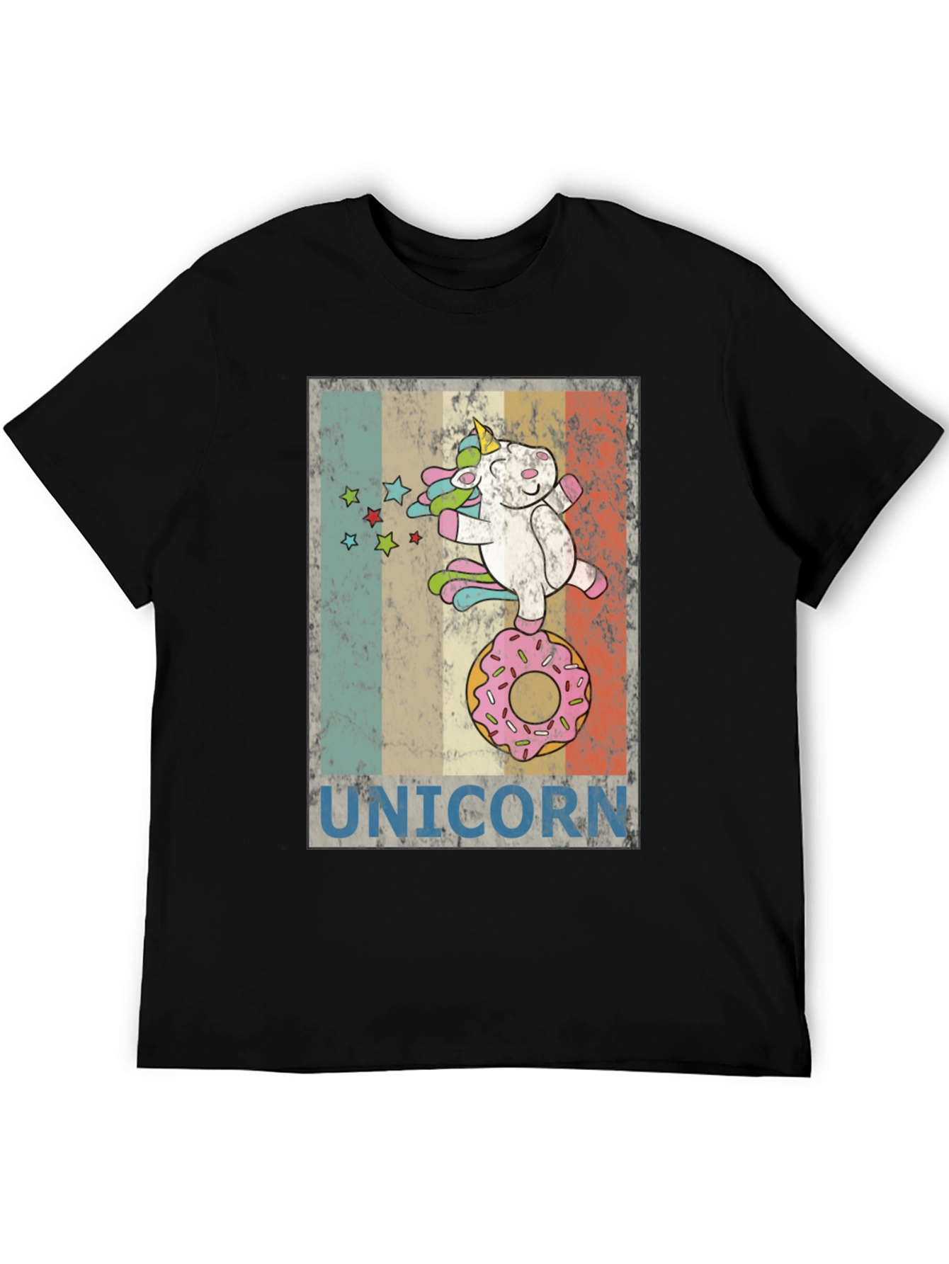 Unicorn on Donut Graphic Tee