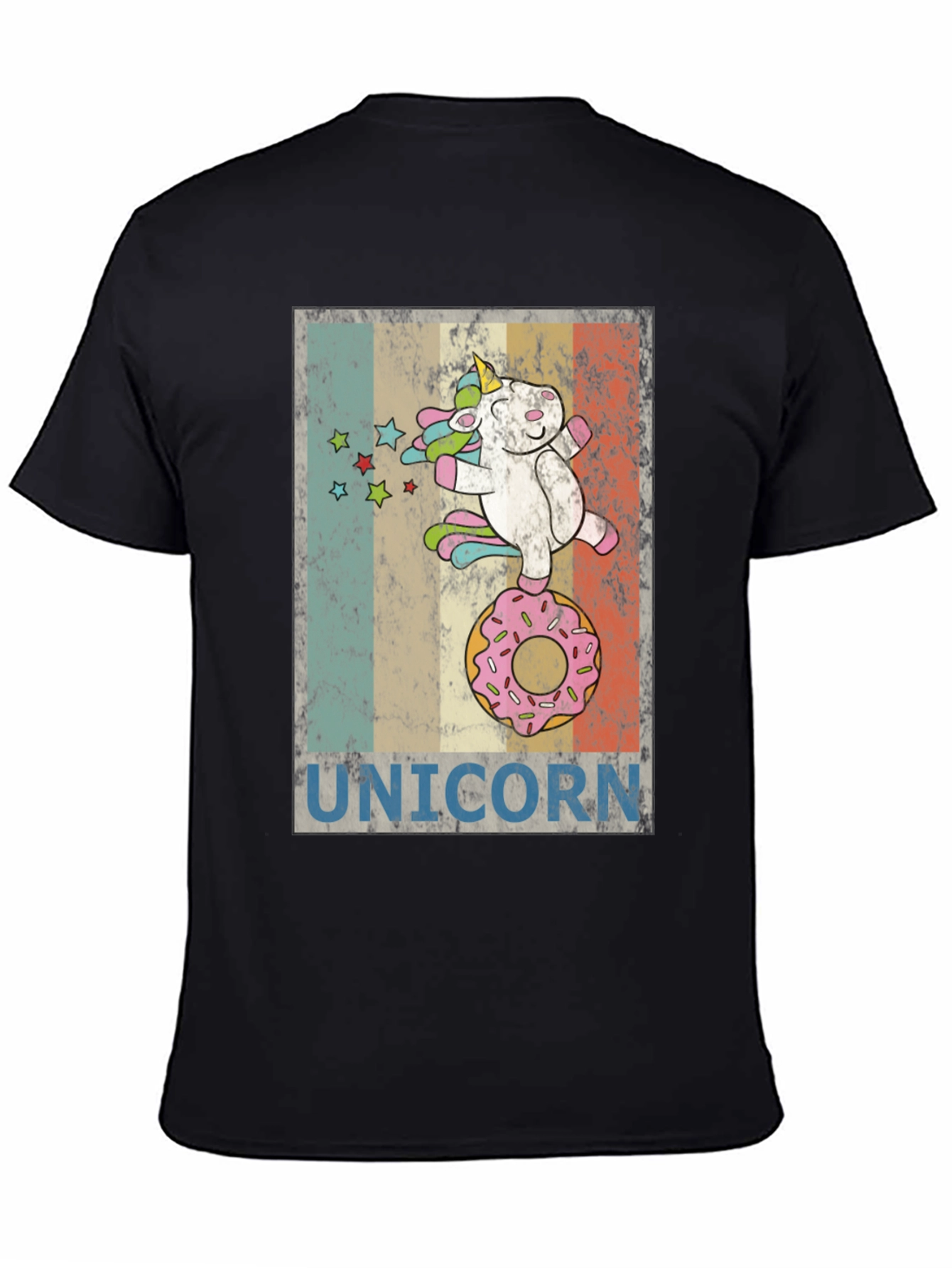 Unicorn on Donut Graphic Tee