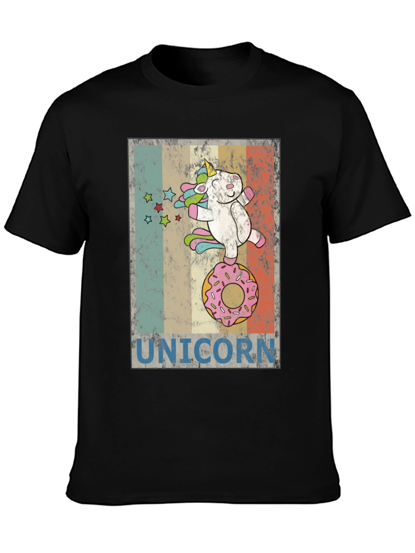 Unicorn on Donut Graphic Tee