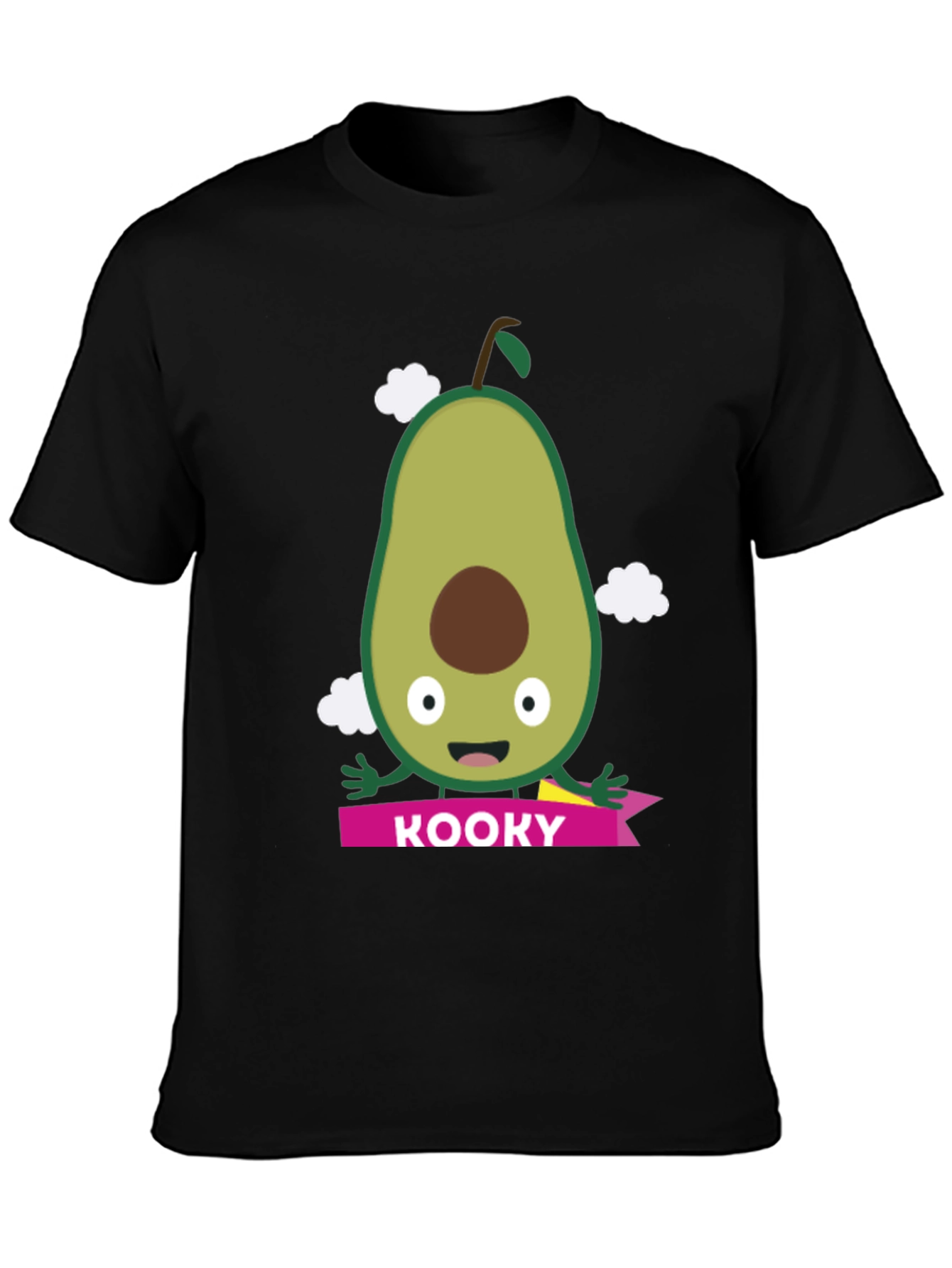 Kooky Avocado Graphic T-Shirt - Trendy Fruit Tee