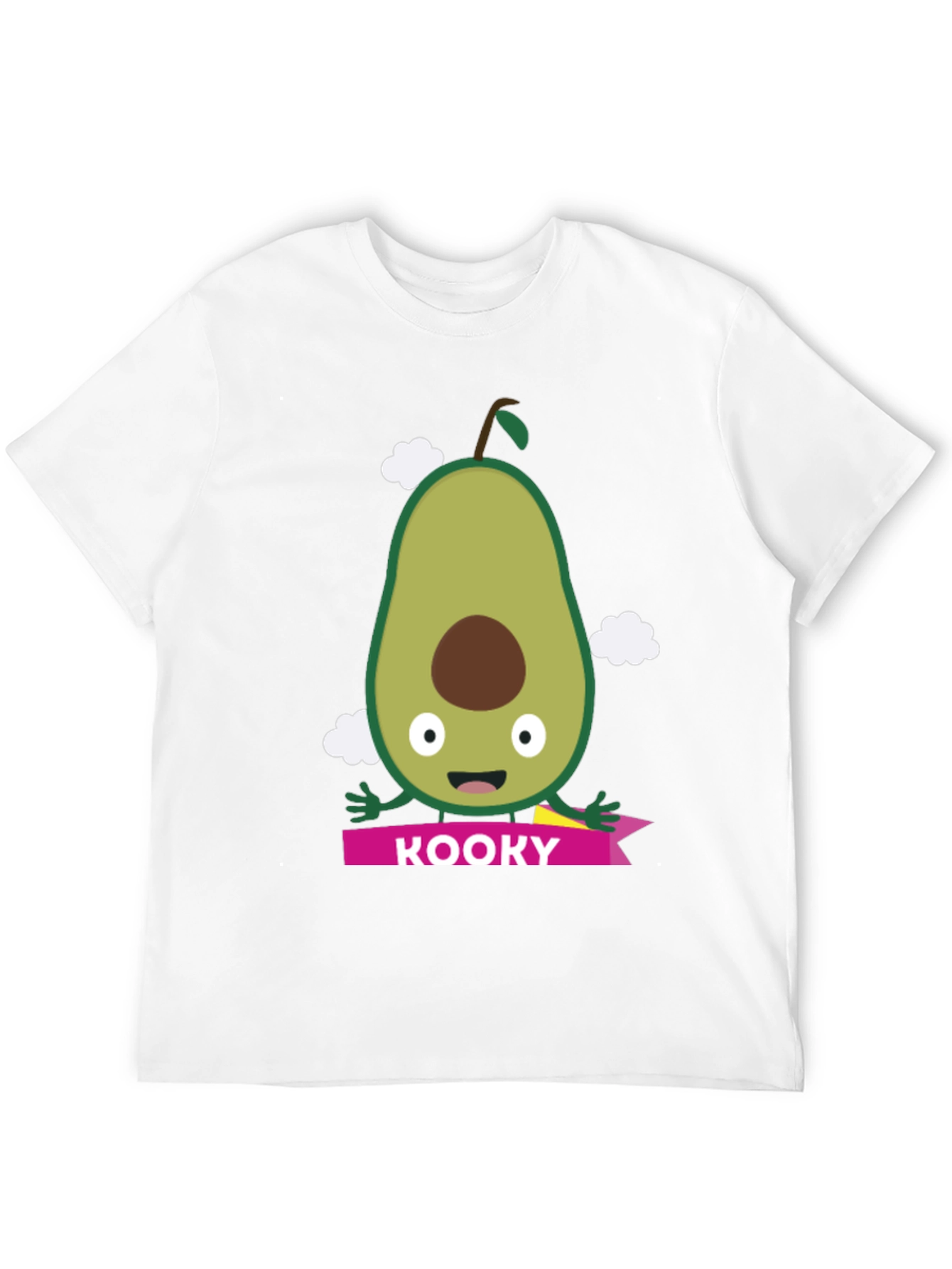 Kooky Avocado Graphic T-Shirt - Trendy Fruit Tee