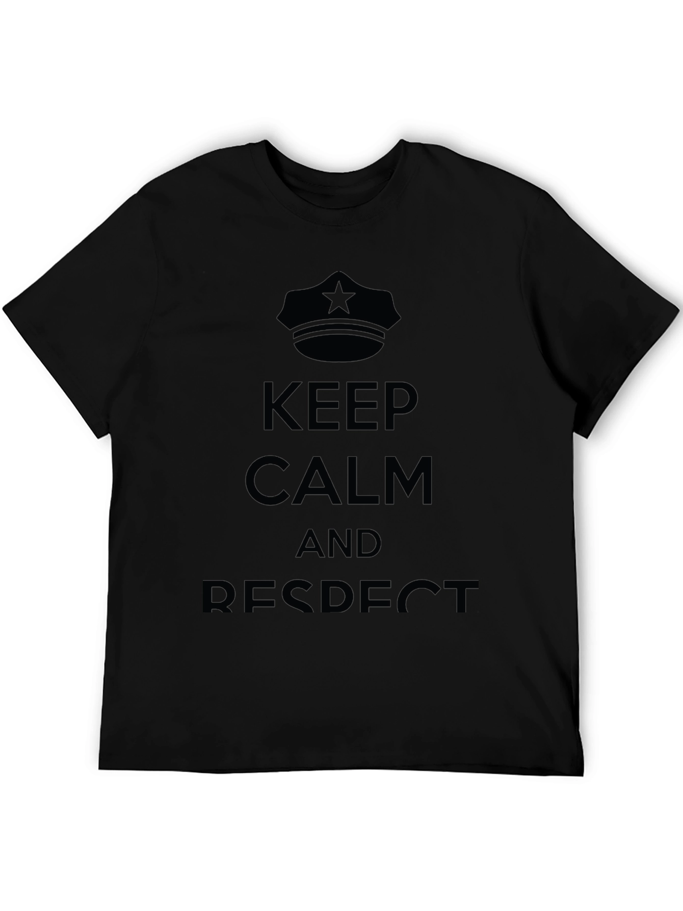 Keep Calm and Respect Graphic T-Shirt