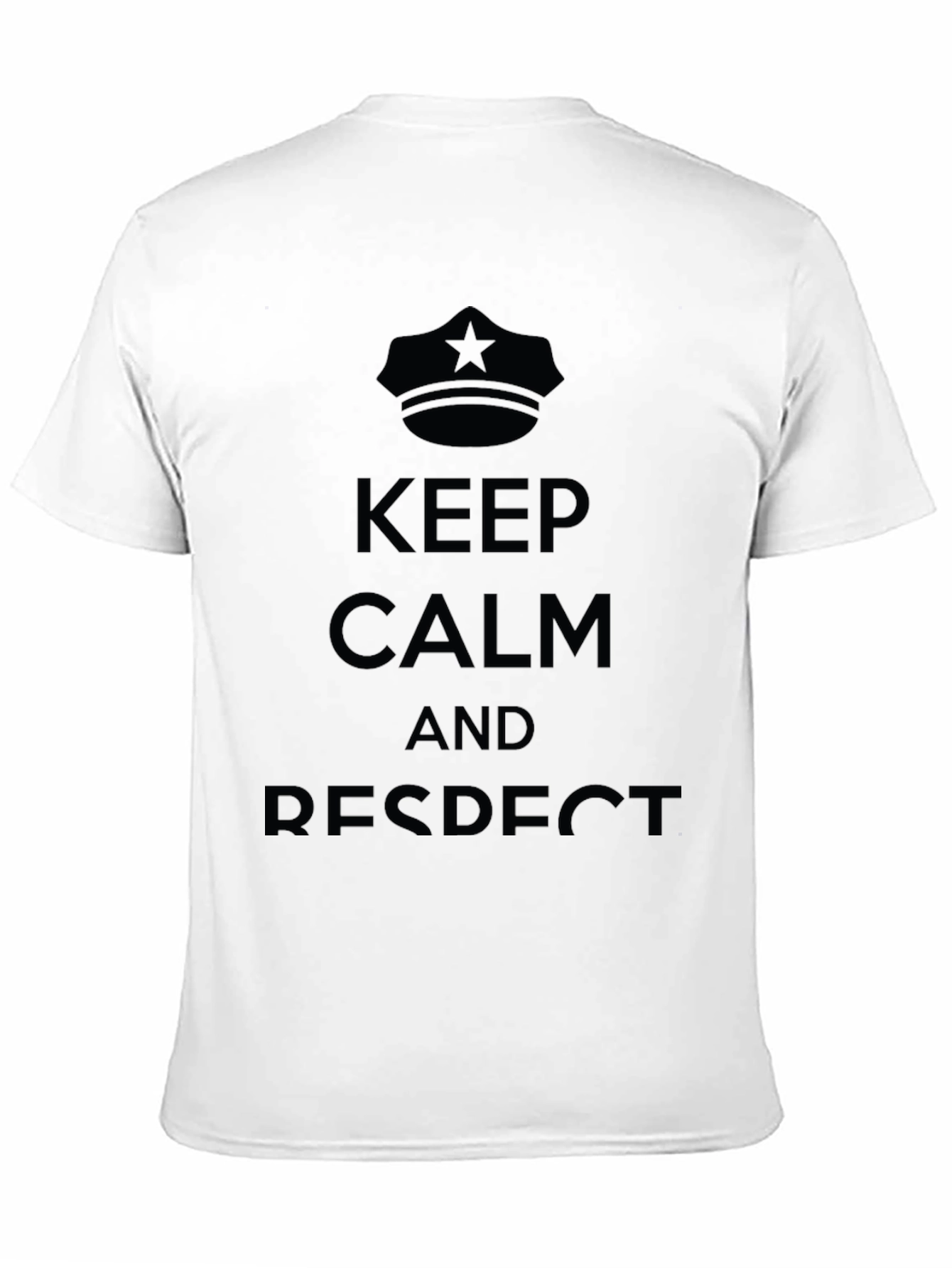 Keep Calm and Respect Graphic T-Shirt