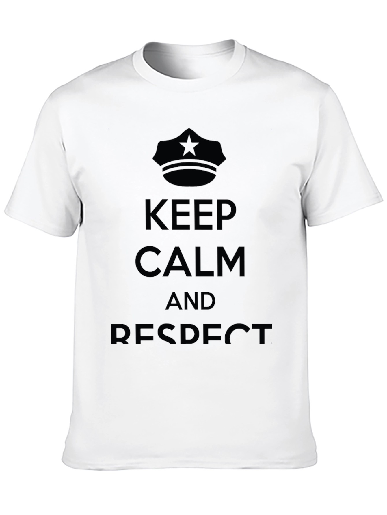 Keep Calm and Respect Graphic T-Shirt