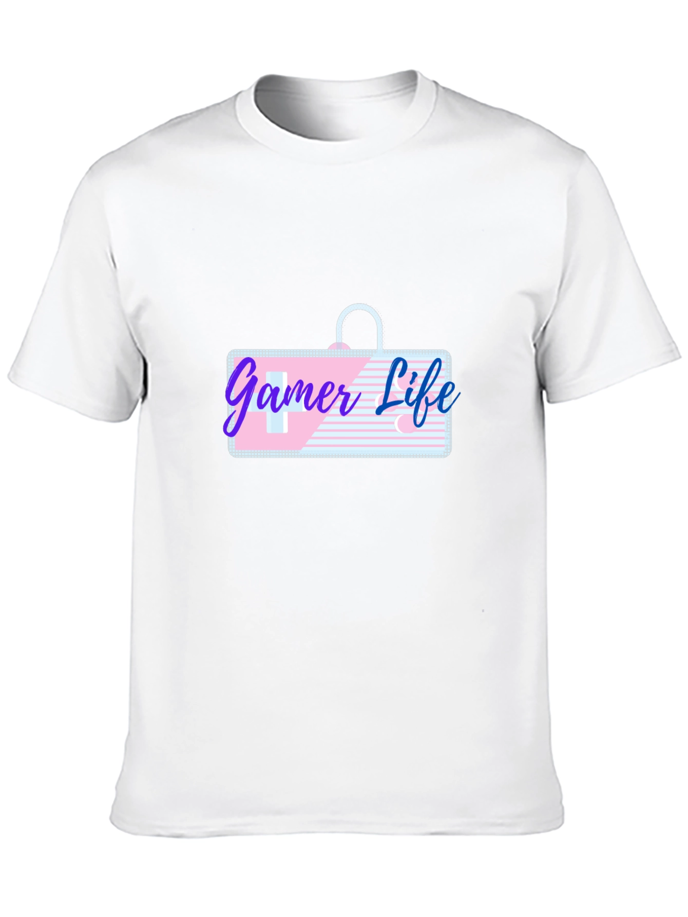 Gamer Life Graphic Tee - Black Casual T-Shirt