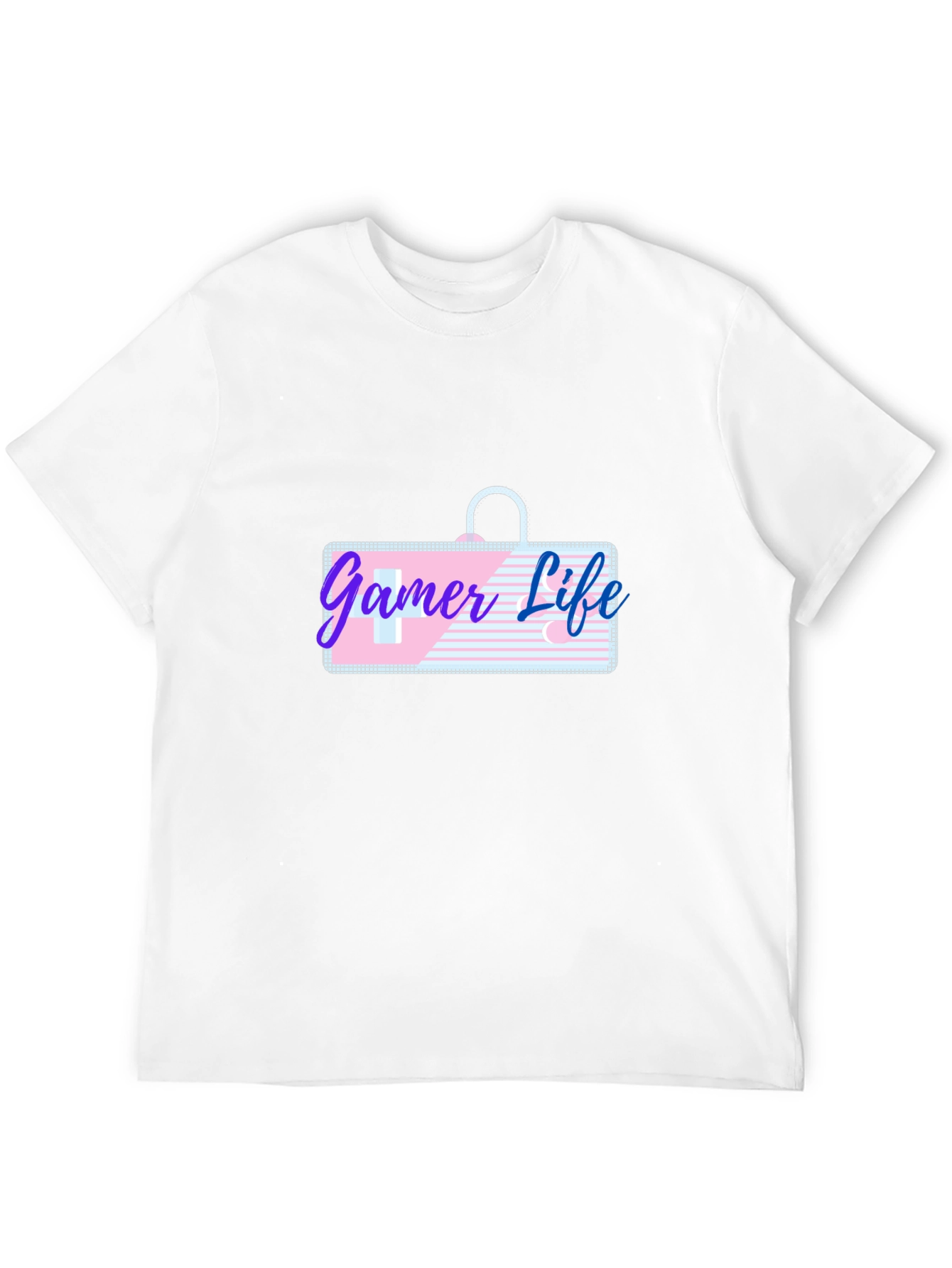 Gamer Life Graphic Tee - Black Casual T-Shirt