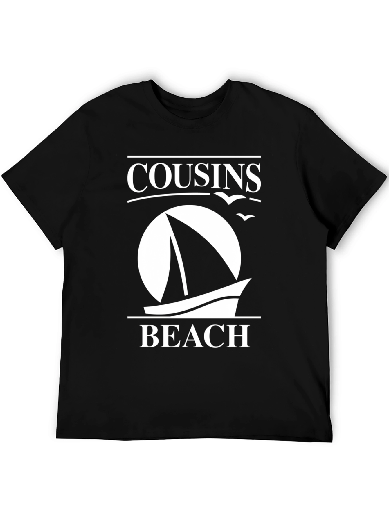 Cousins Beach Sailboat T-Shirt