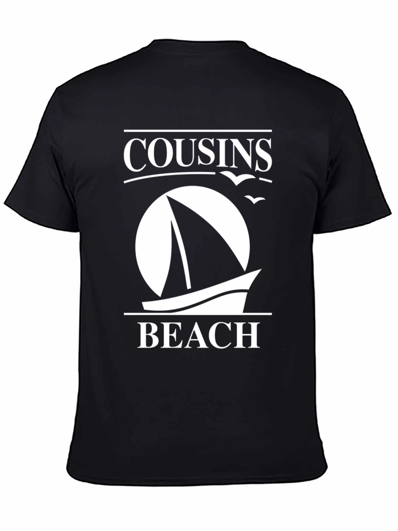 Cousins Beach Sailboat T-Shirt