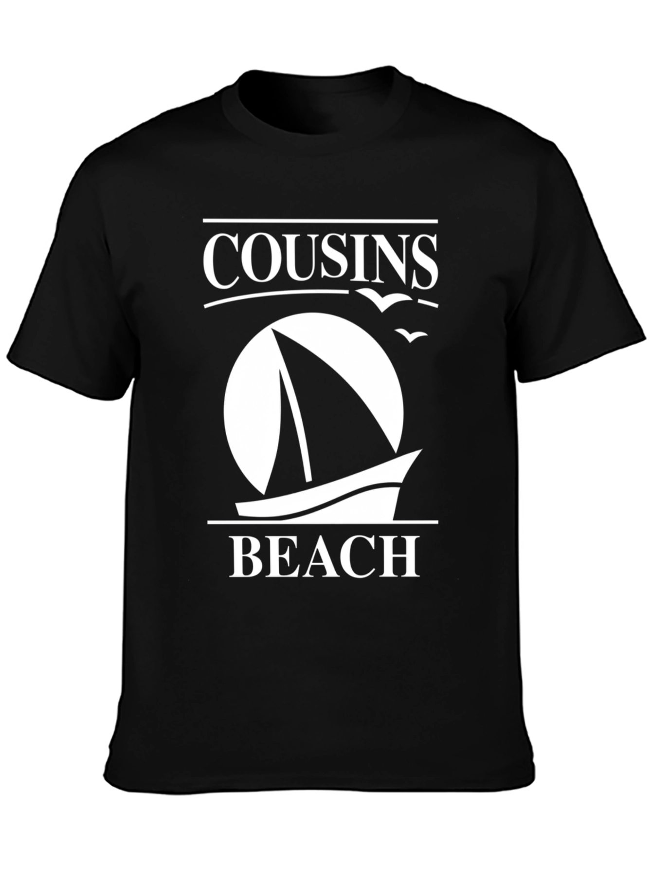 Cousins Beach Sailboat T-Shirt