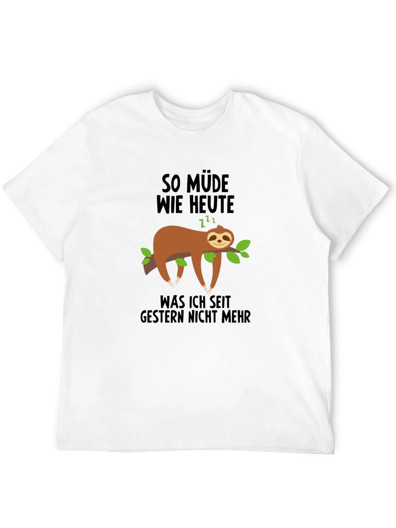 So Müde Sloth Graphic Tee