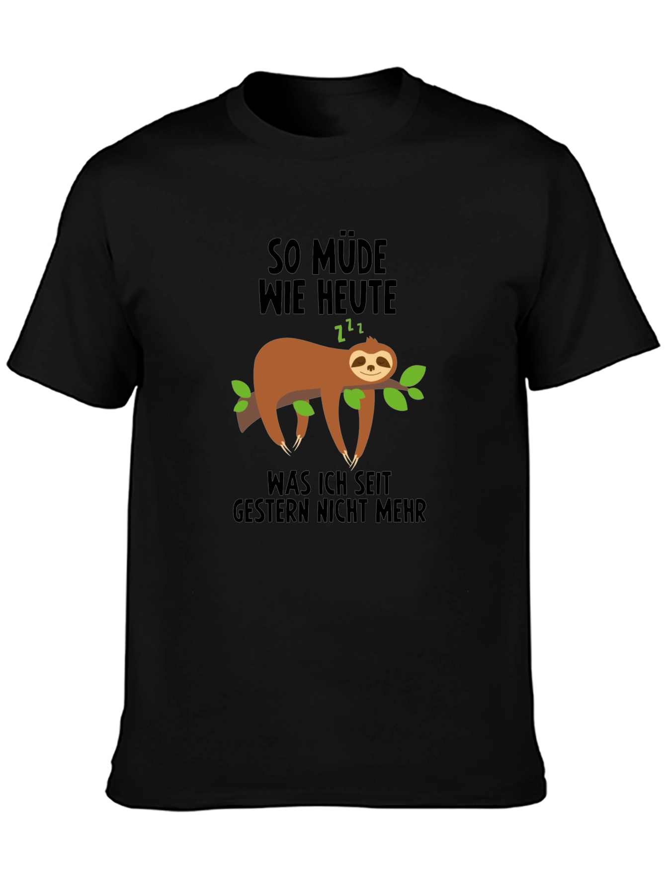 So Müde Sloth Graphic Tee