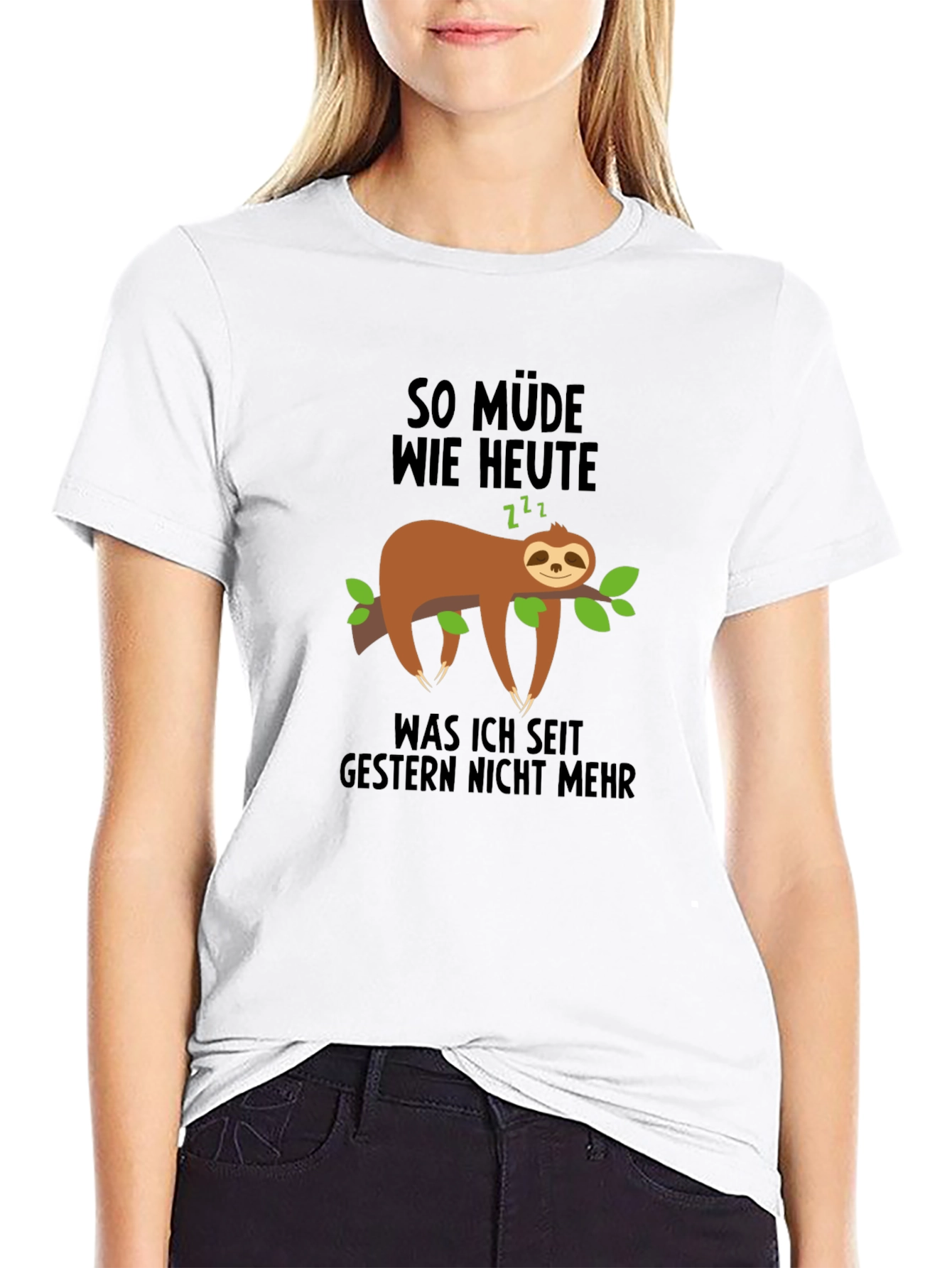 So Müde Sloth Graphic Tee