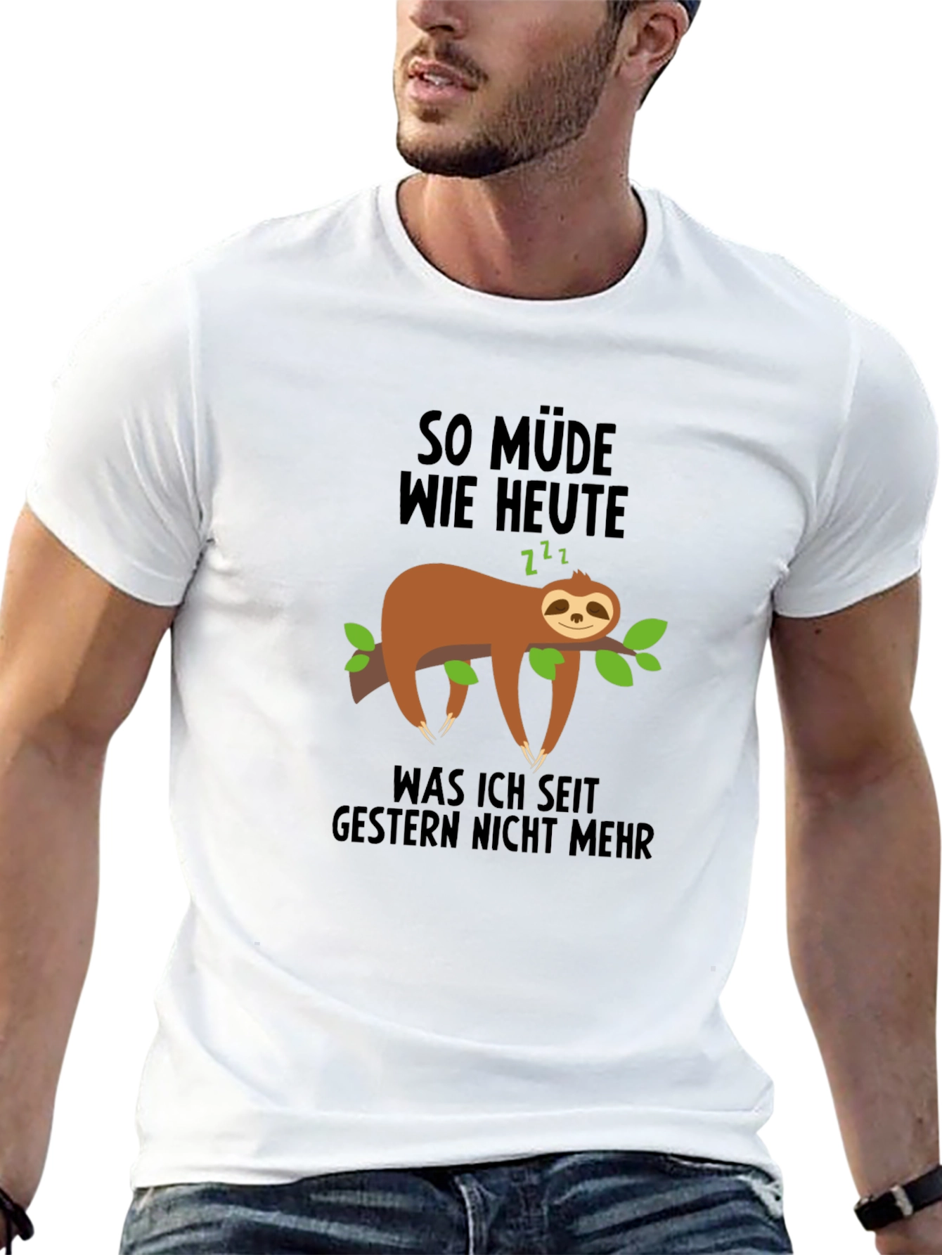 So Müde Sloth Graphic Tee