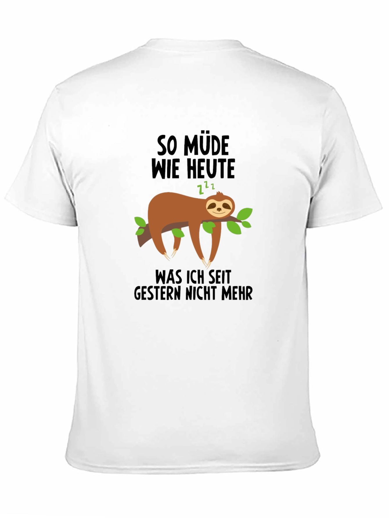 So Müde Sloth Graphic Tee