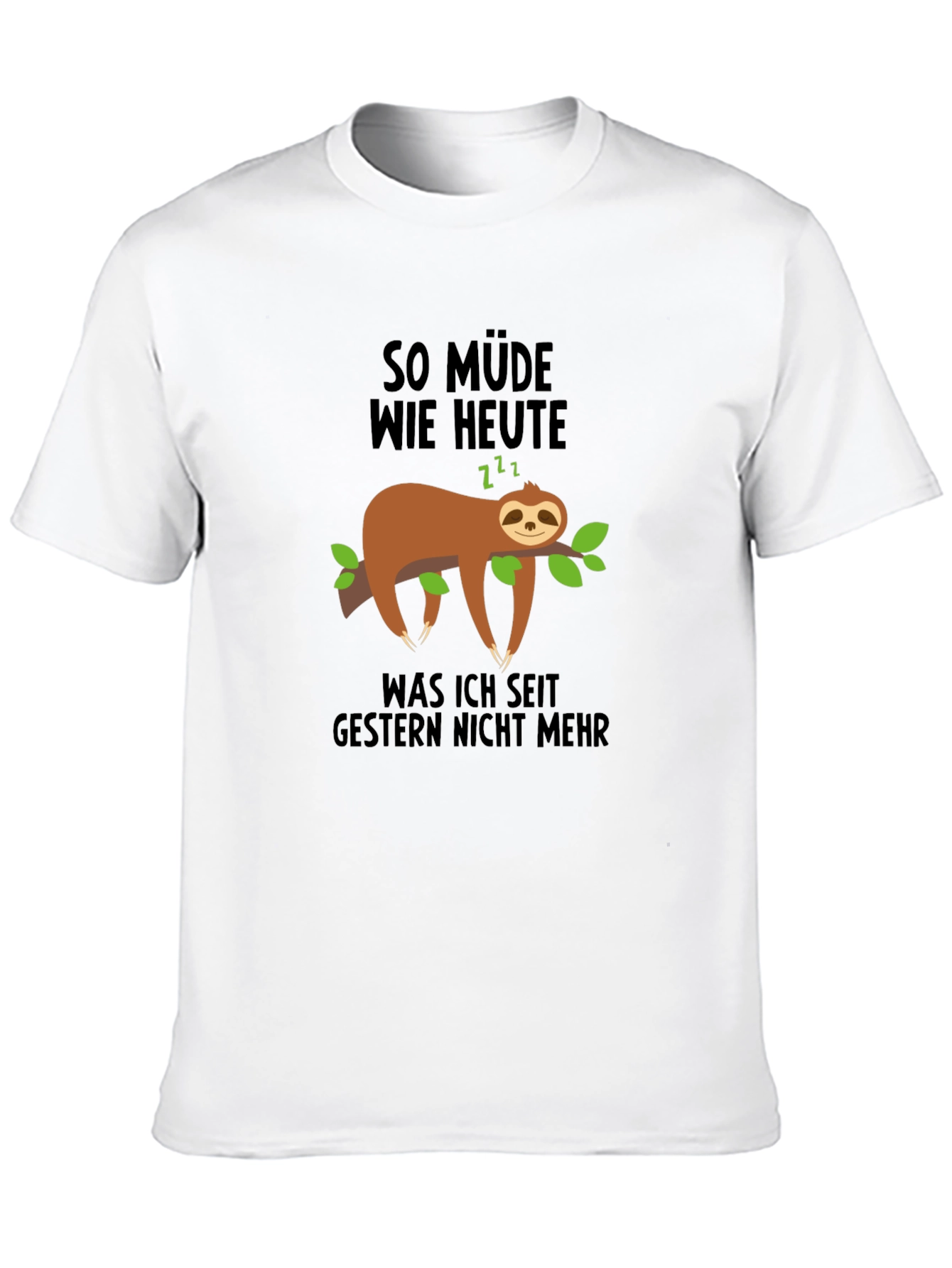 So Müde Sloth Graphic Tee