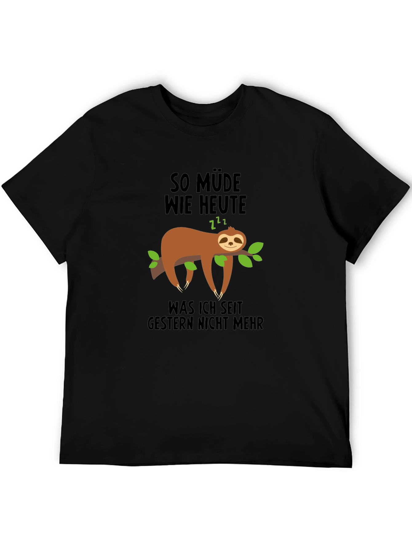 So Müde Sloth Graphic Tee