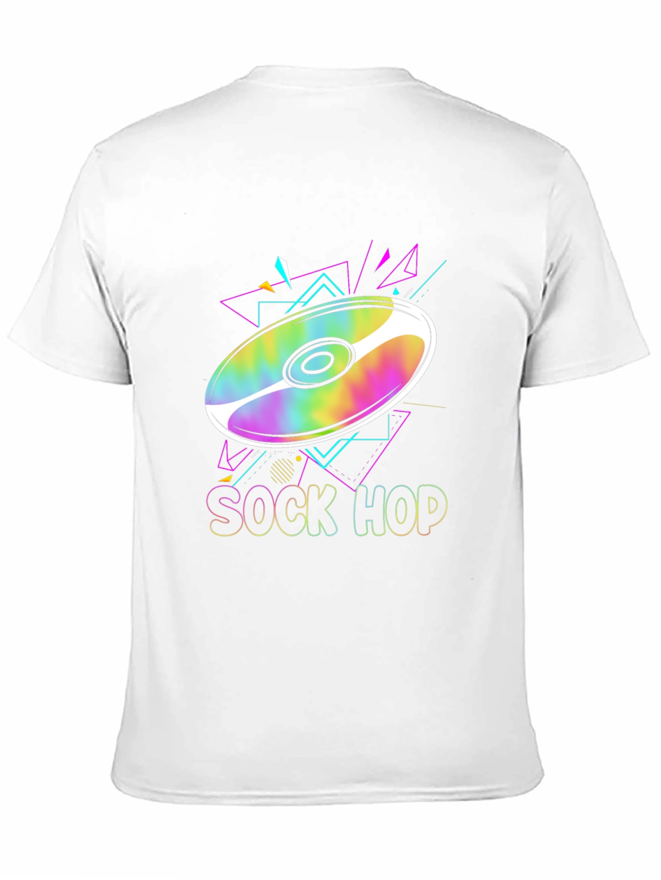 Retro Sock Hop Graphic Tee - 80s Party T-Shirt