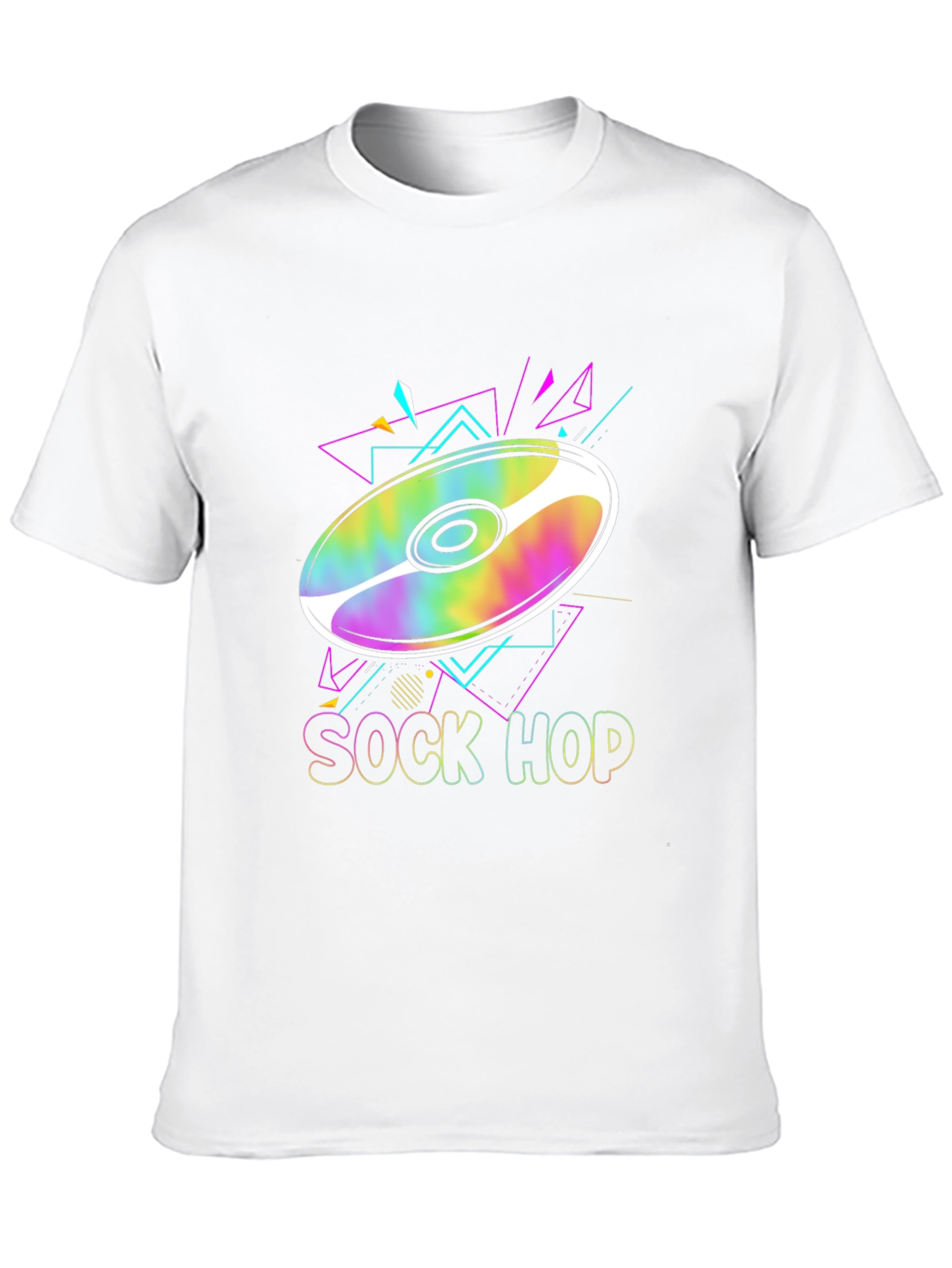 Retro Sock Hop Graphic Tee - 80s Party T-Shirt