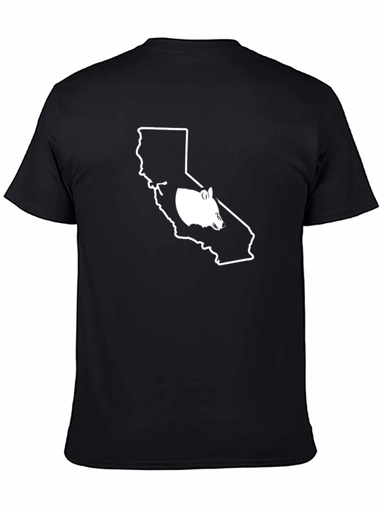 California Bear Graphic Tee - Black