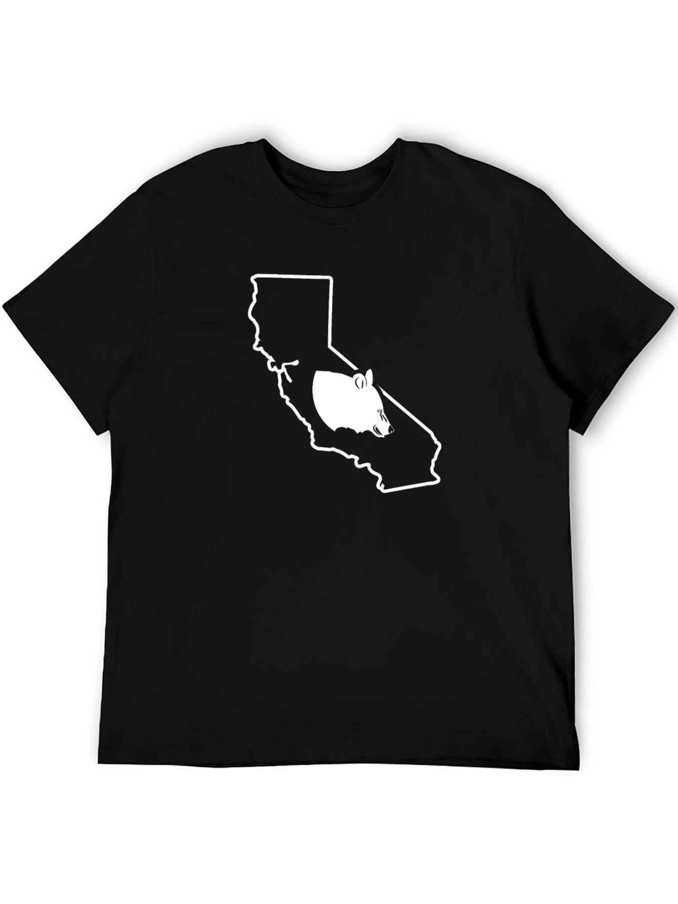 California Bear Graphic Tee - Black