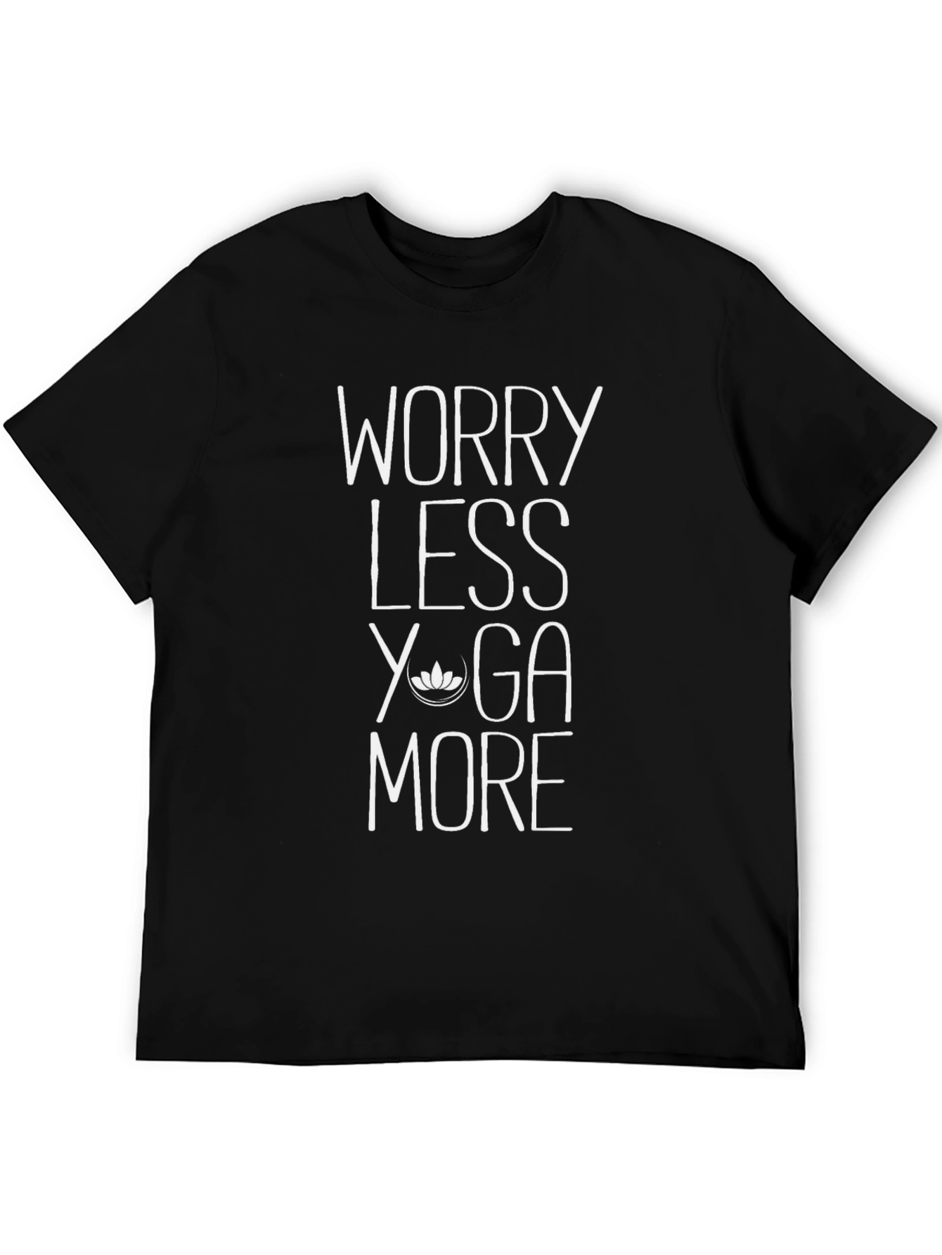 Worry Less Yoga More Graphic T-Shirt