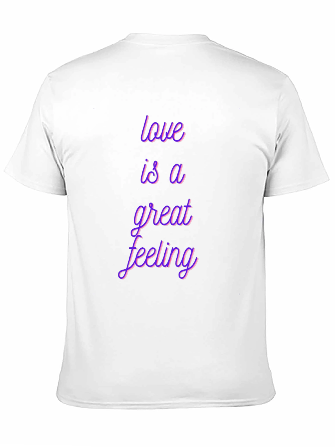 Love is a Great Feeling Black T-Shirt