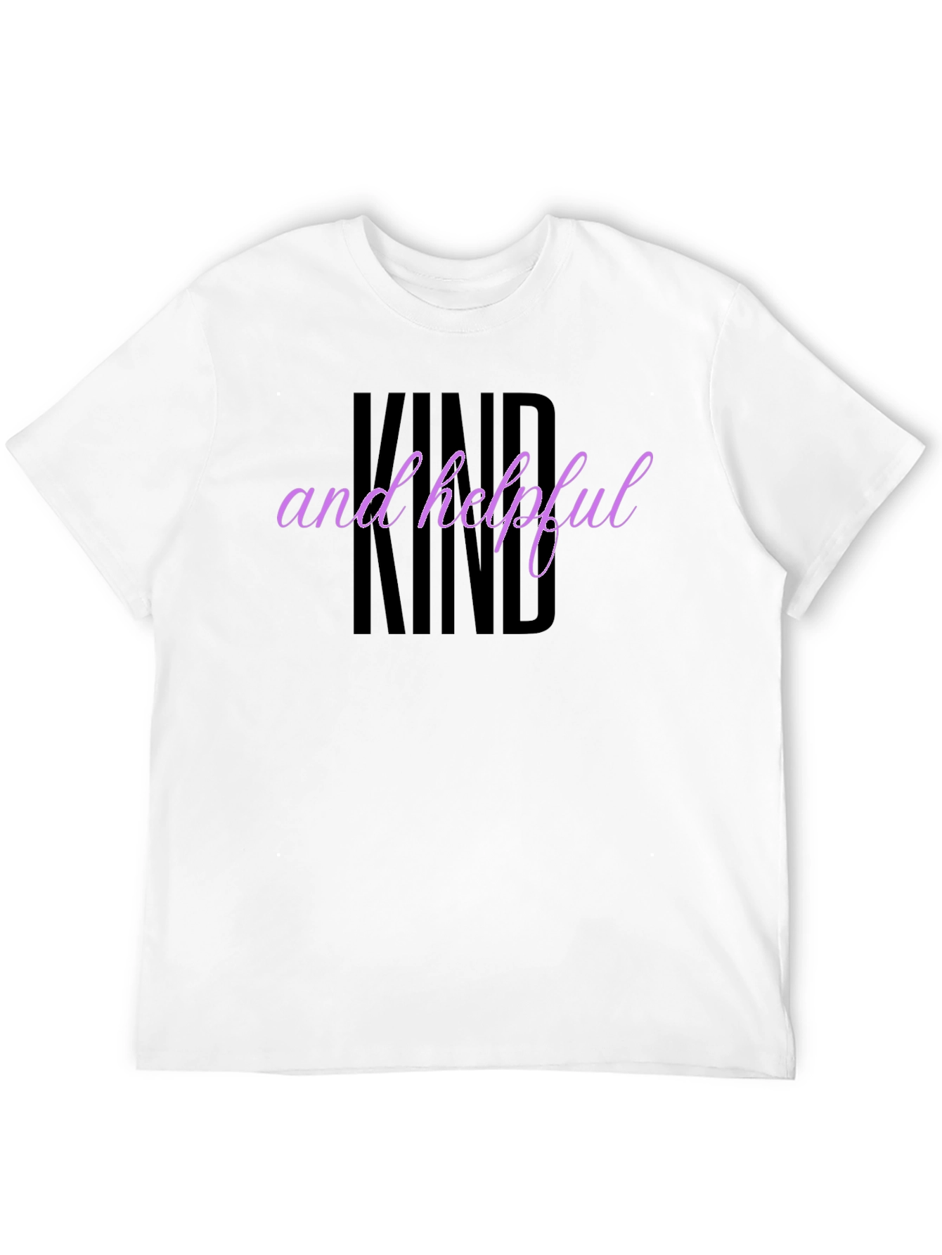 Kind and Helpful Graphic Tee - Black