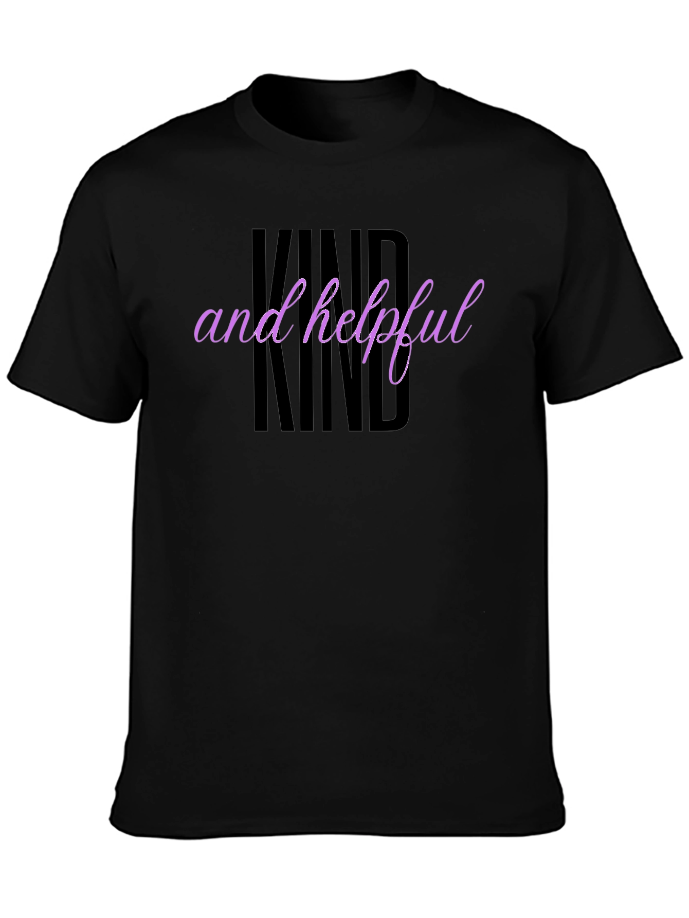 Kind and Helpful Graphic Tee - Black