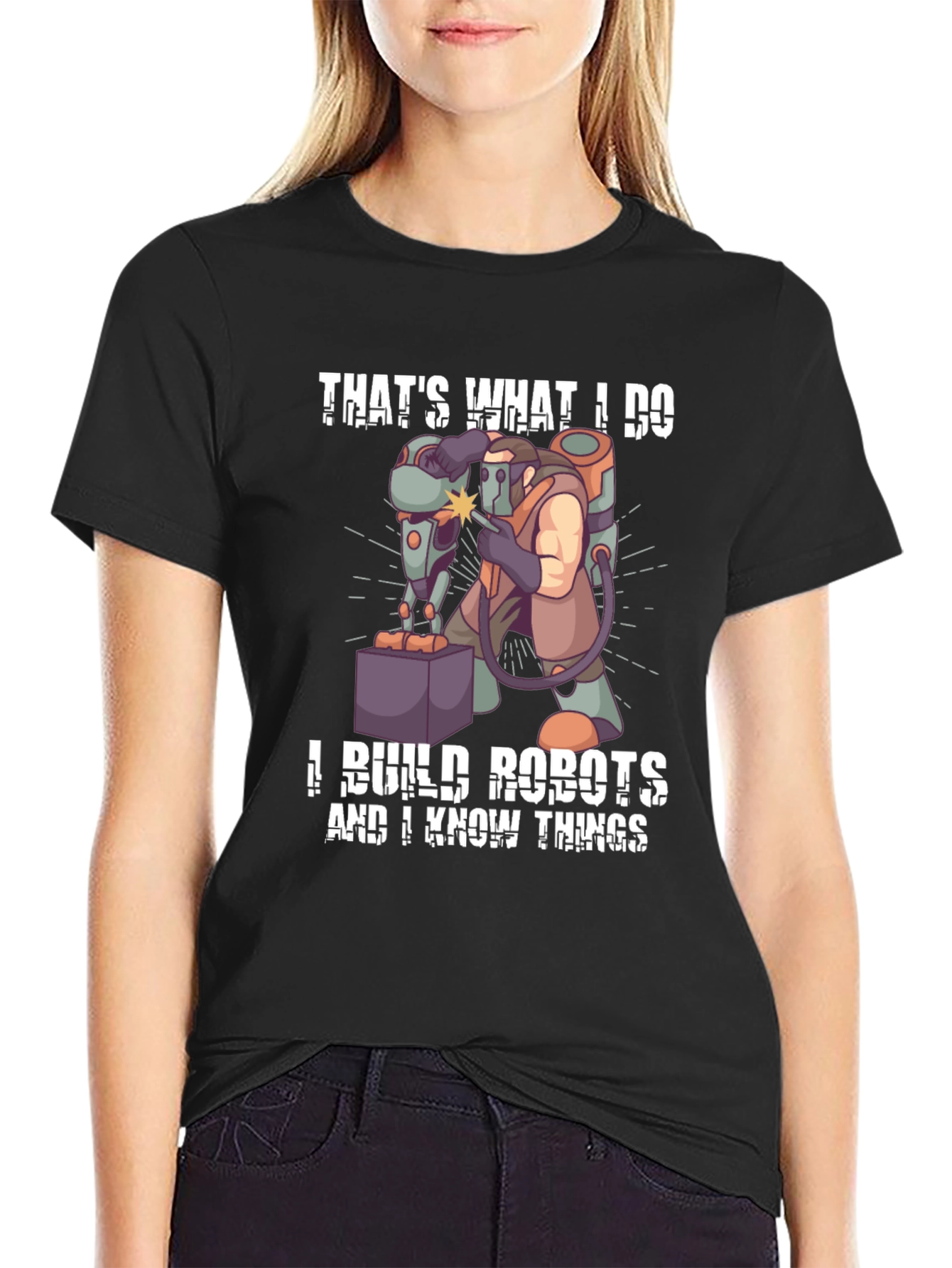 Thats What I Do I Build Robots T-Shirt