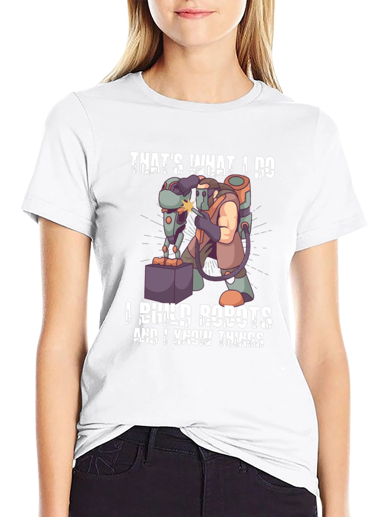 Thats What I Do I Build Robots T-Shirt