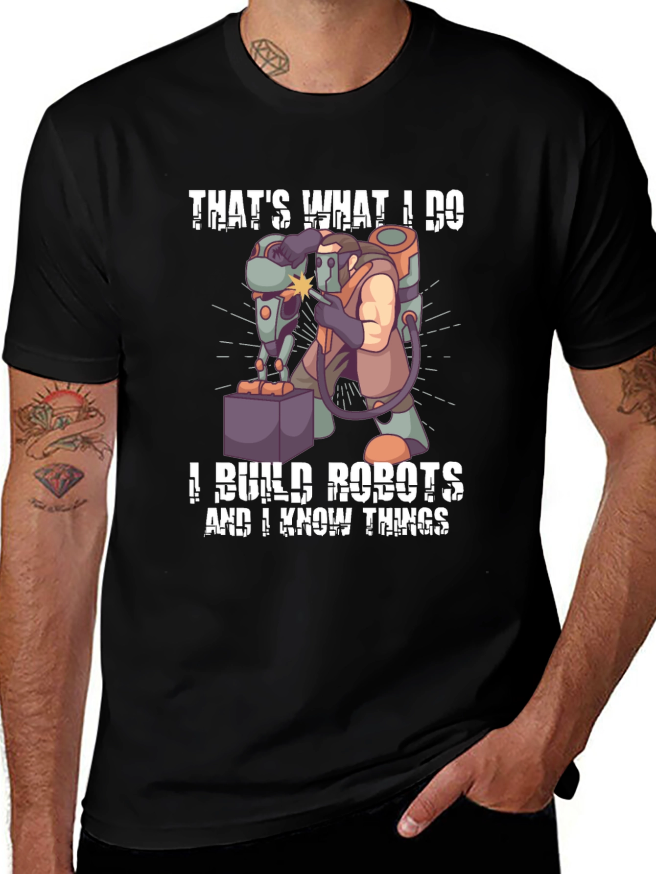 Thats What I Do I Build Robots T-Shirt