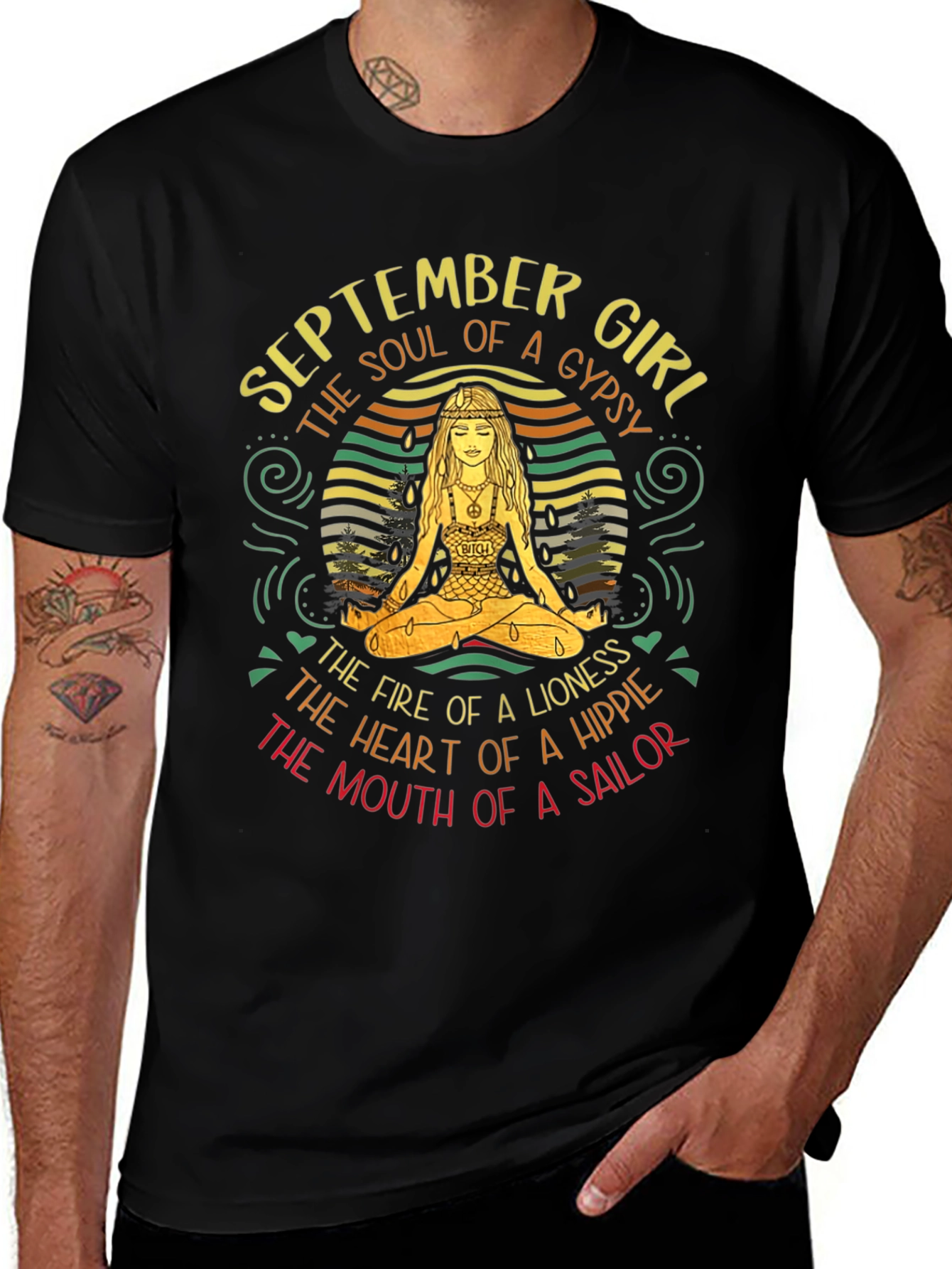 September Girl Gypsy Soul Graphic T-Shirt