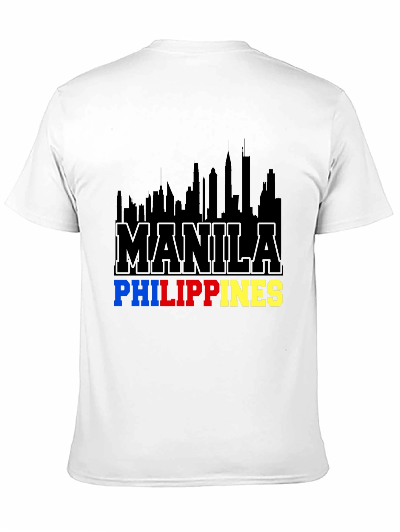 Manila Philippines Skyline Graphic T-Shirt