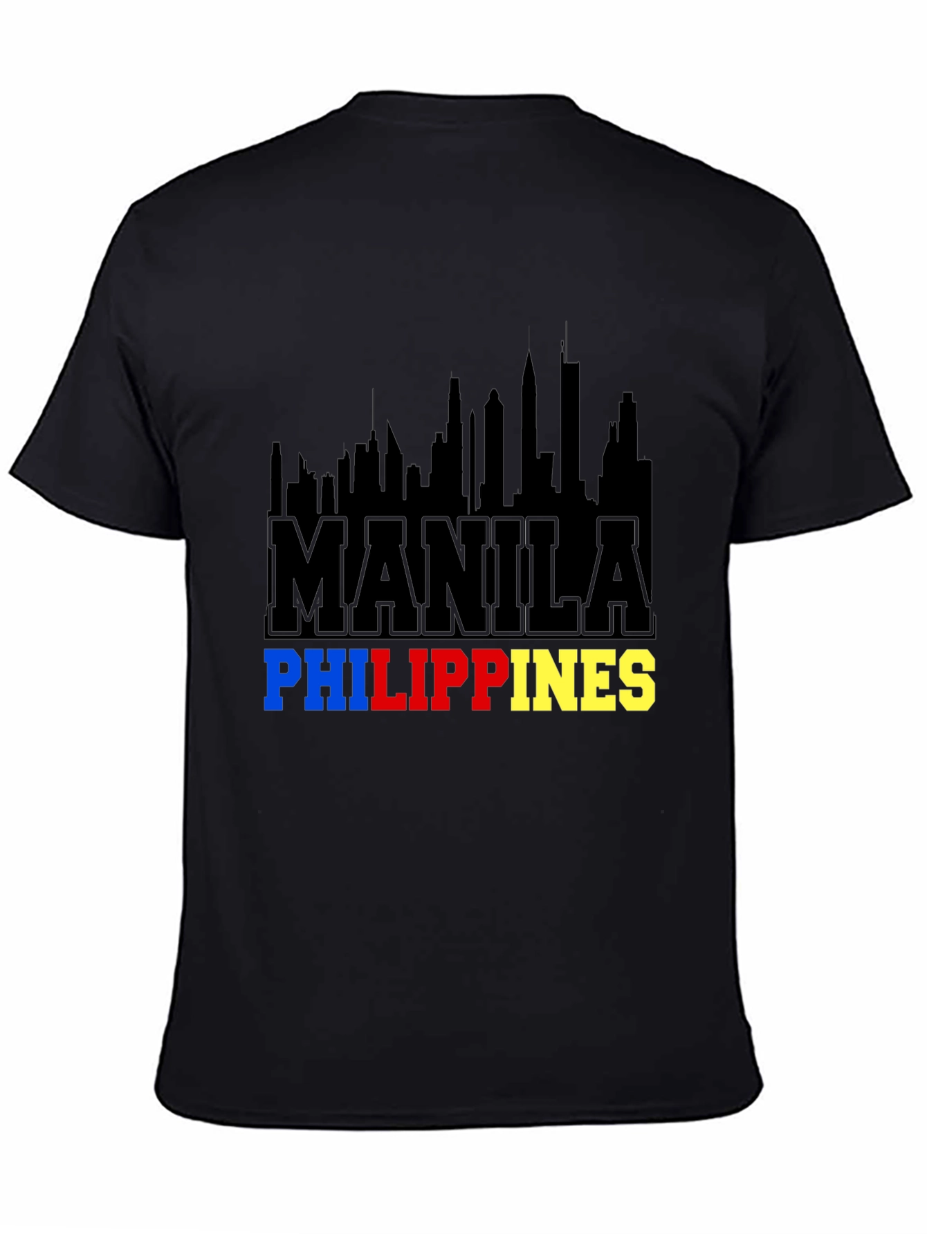 Manila Philippines Skyline Graphic T-Shirt