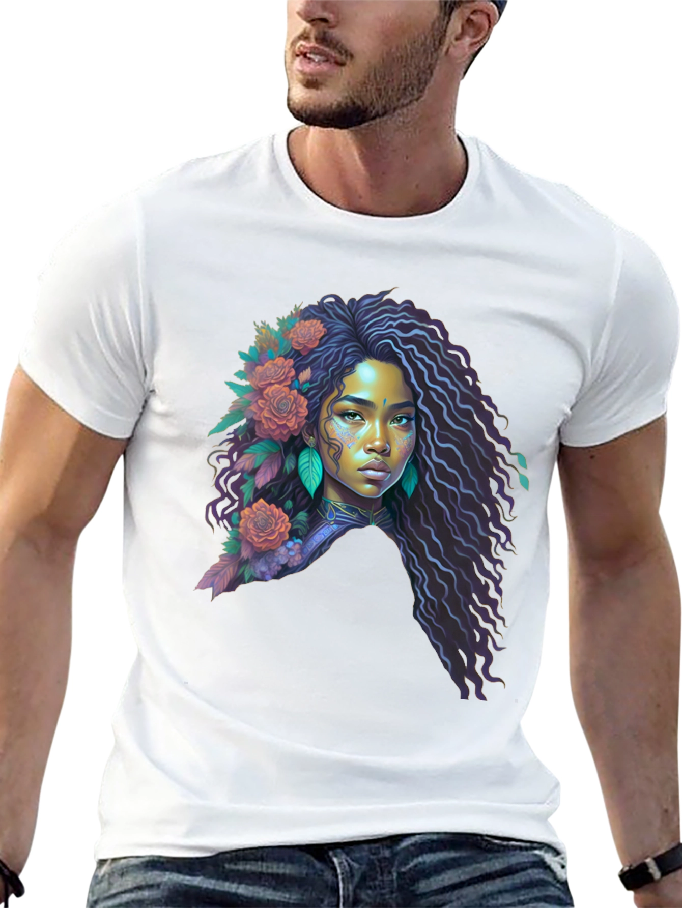 Floral Goddess Graphic Tee
