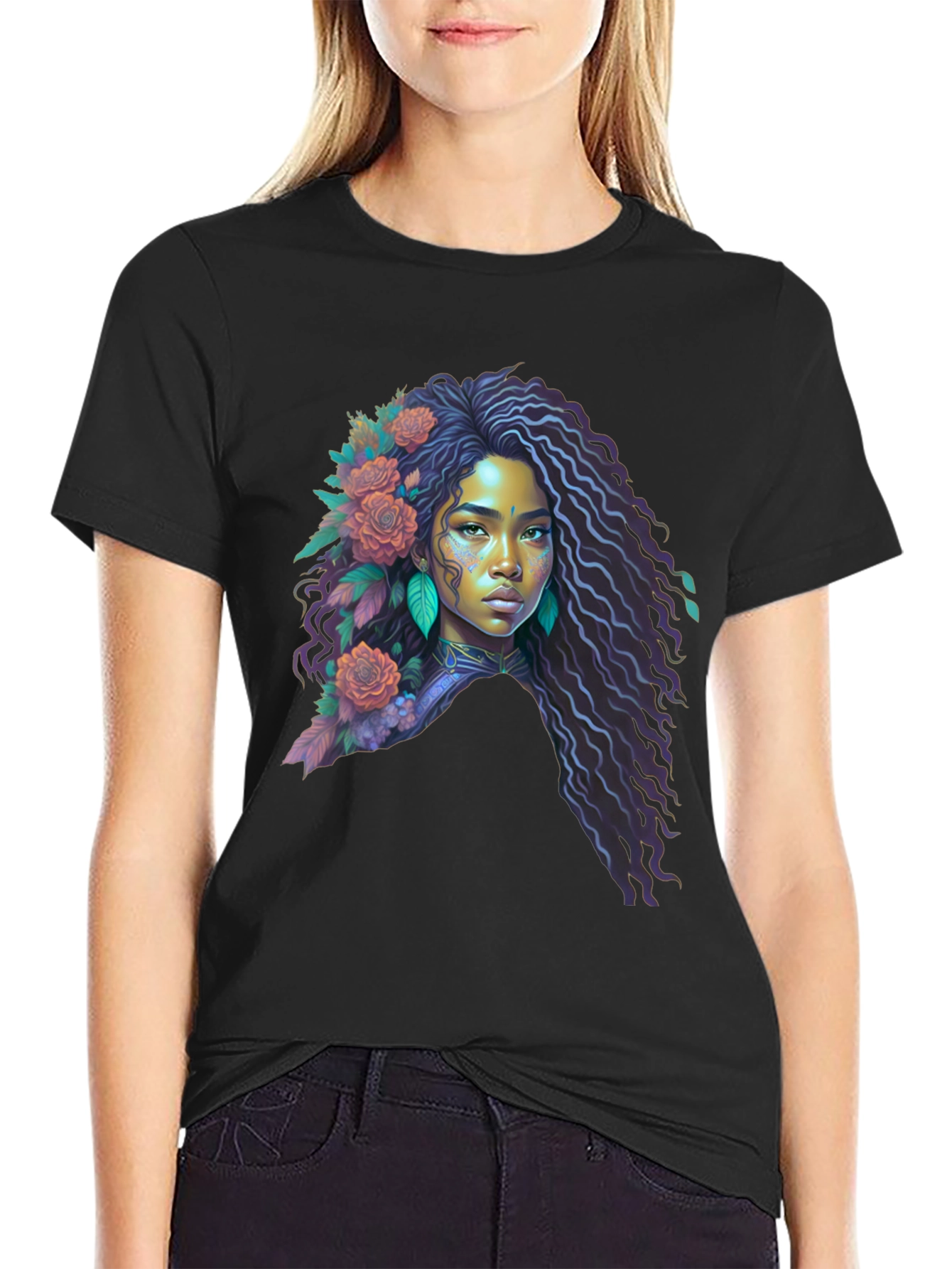 Floral Goddess Graphic Tee