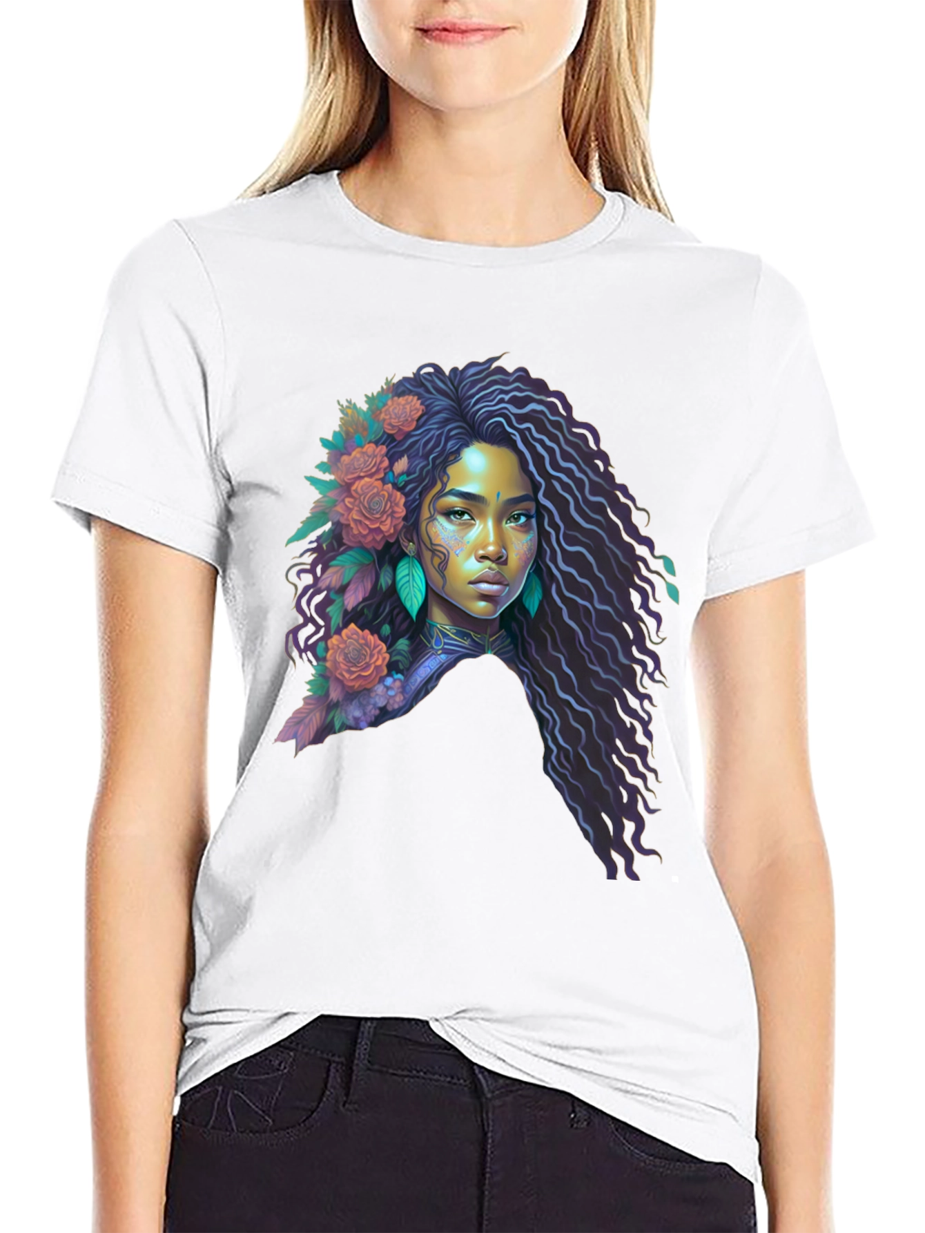 Floral Goddess Graphic Tee