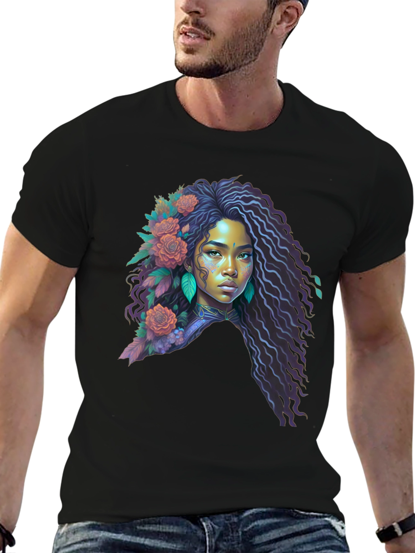 Floral Goddess Graphic Tee